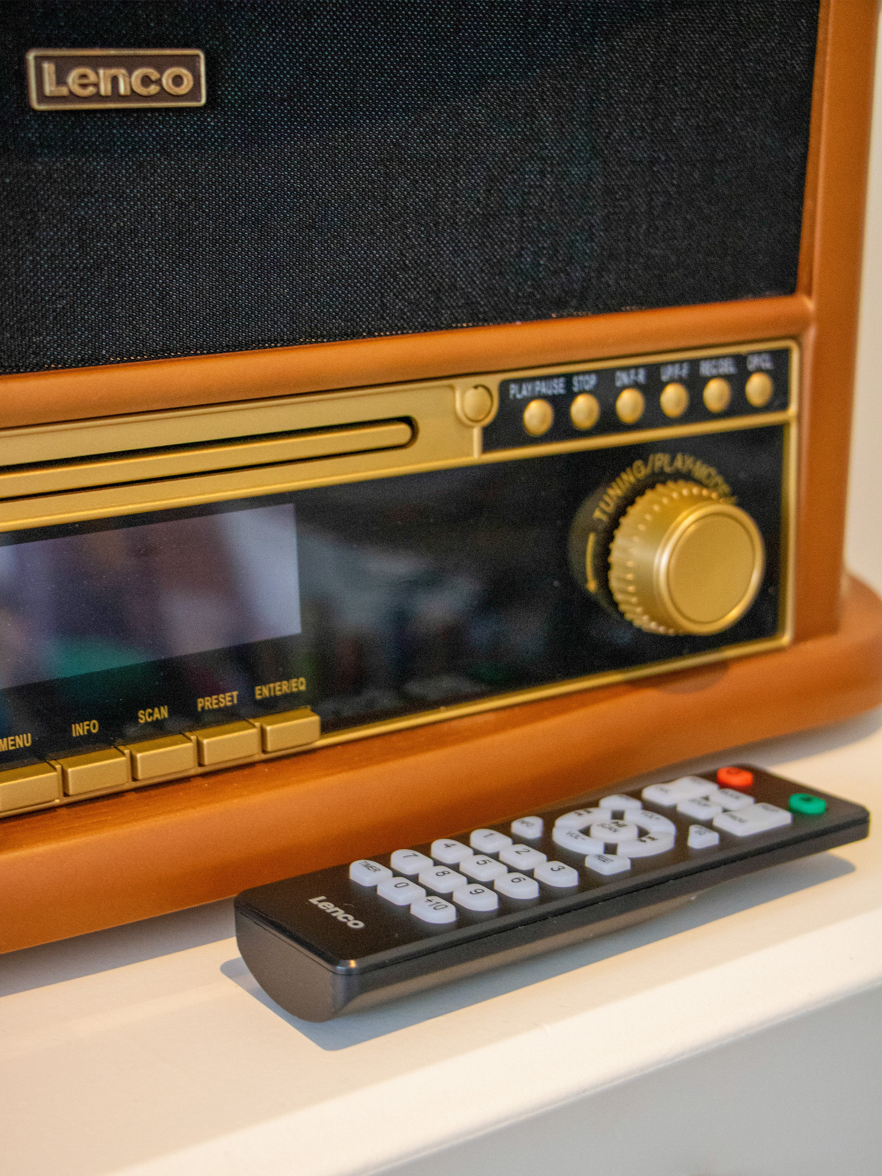 CLASSIC PHONO TCD-2571WD - Houten retro platenspeler met Bluetooth®, DAB+/FM Radio, USB encoding, CD-speler, Cassettespeler en ingebouwde speakers - Hout - Image 19