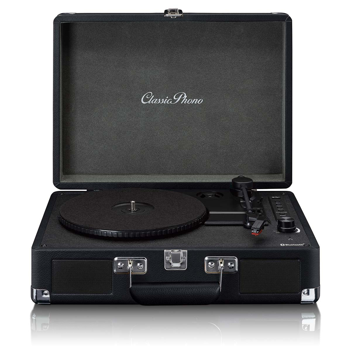 Classic Phono TT-115BK - Bluetooth® platenspeler met ingebouwde speakers - Zwart - Image 2