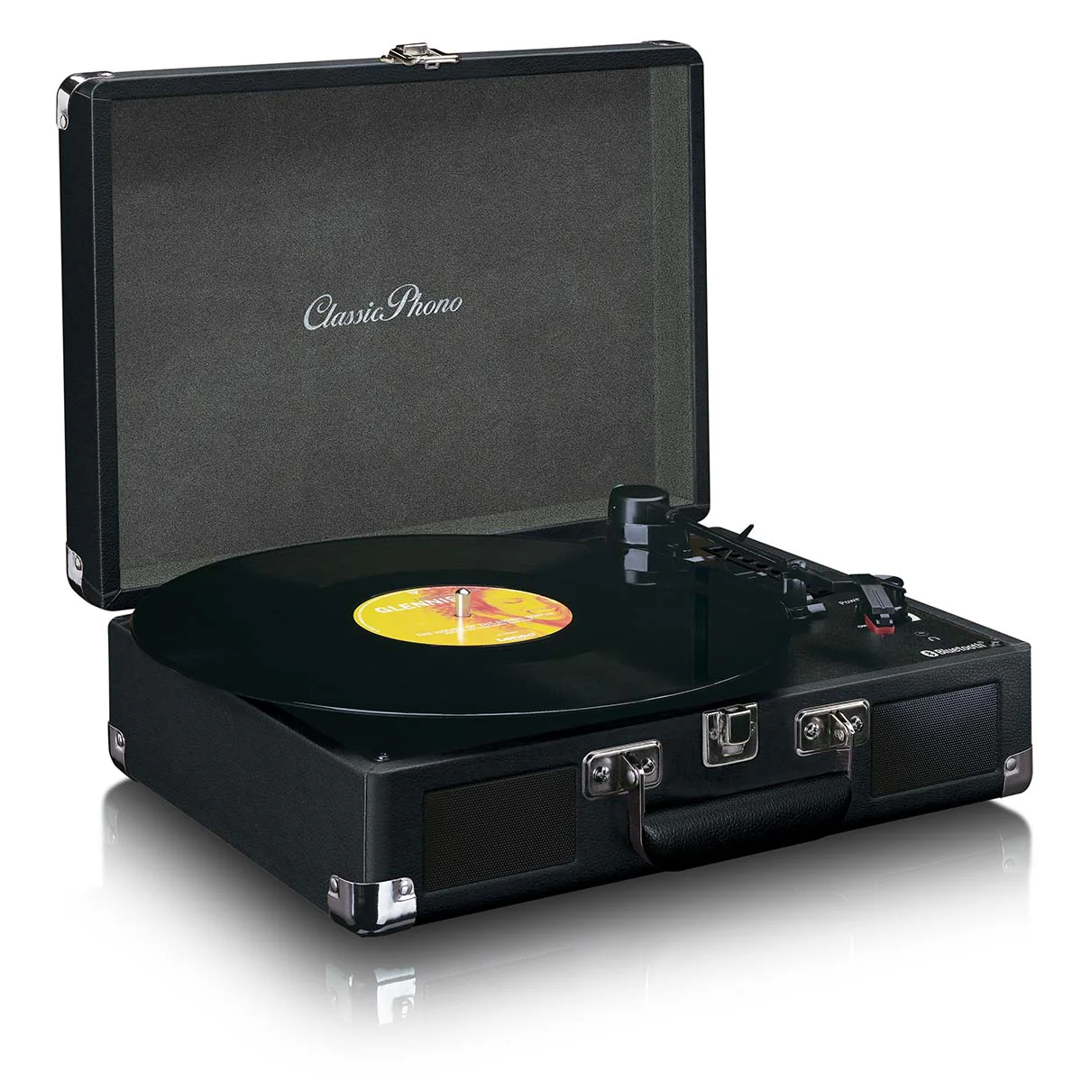 Classic Phono TT-115BK - Bluetooth® platenspeler met ingebouwde speakers - Zwart - Image 5