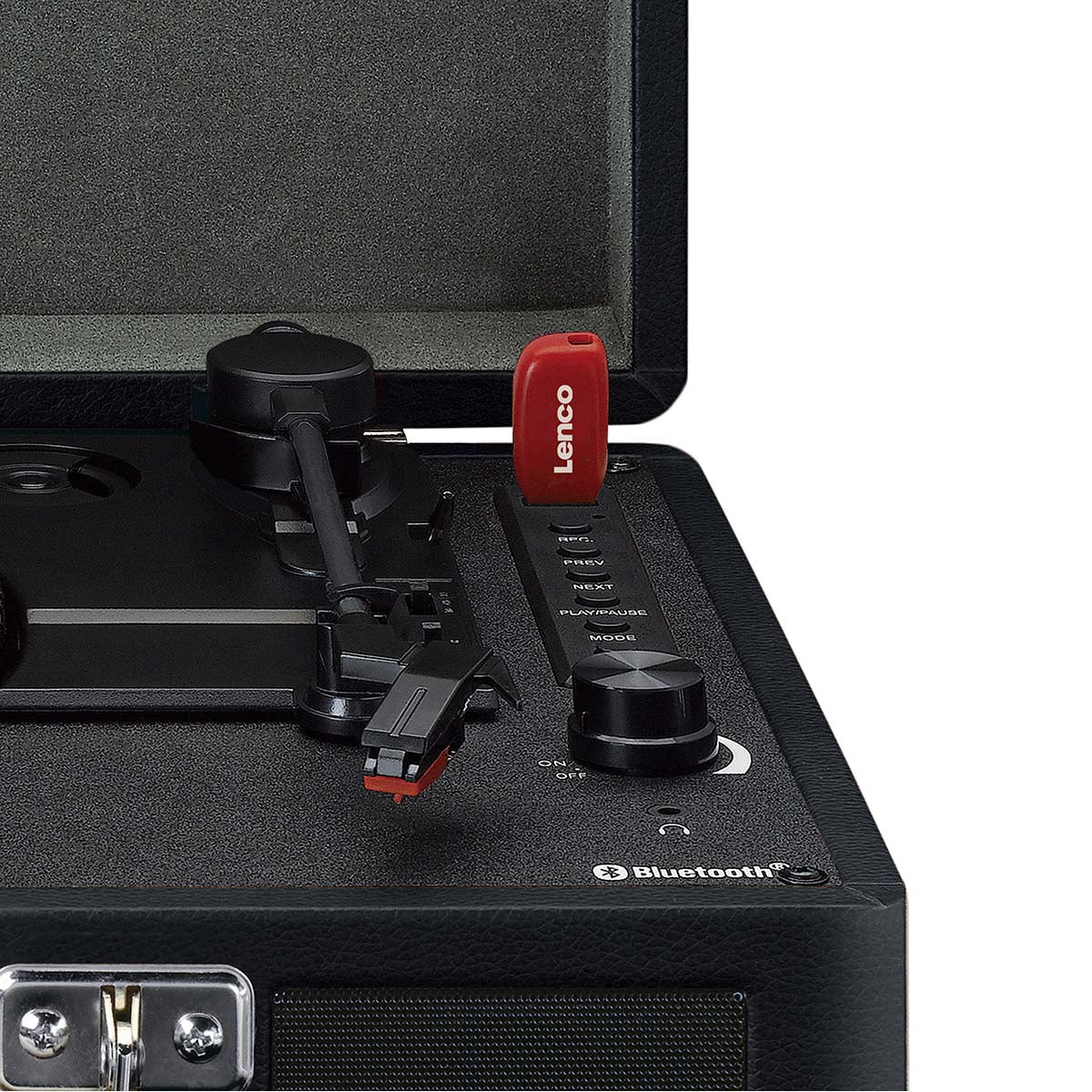 Classic Phono TT-115BK - Bluetooth® platenspeler met ingebouwde speakers - Zwart - Image 7