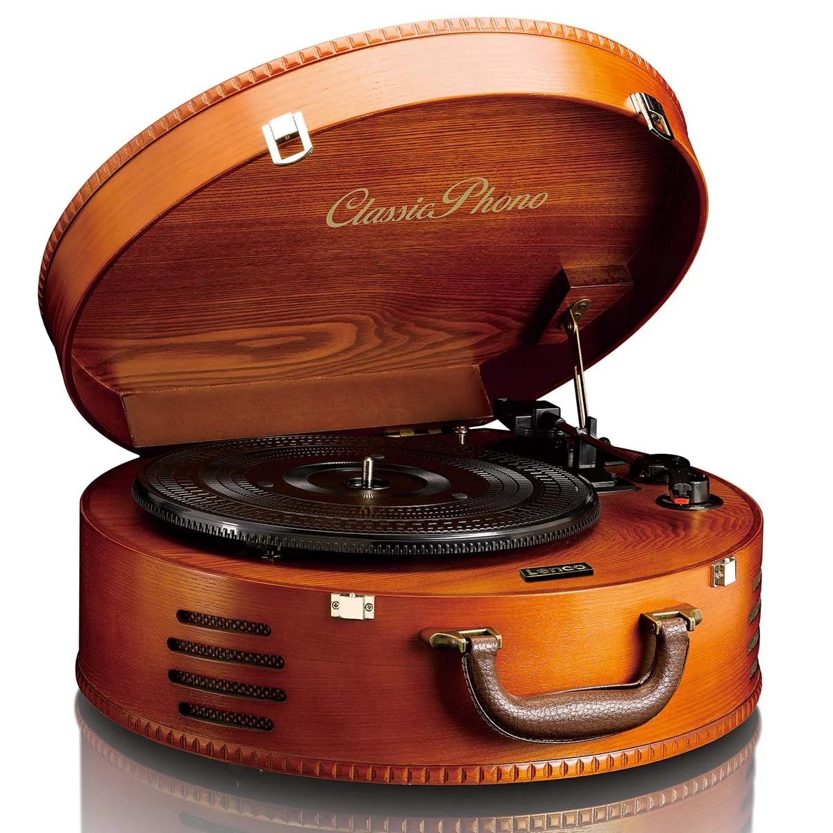 CLASSIC PHONO TT-34 - Platenspeler met 2 ingebouwde speakers - Bruin - Image 4