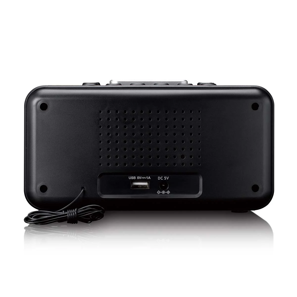 Lenco CR-28BK - Wekkerradio met handmatige dimmer, nachtverlichting en helder LED-display - Zwart - Image 4