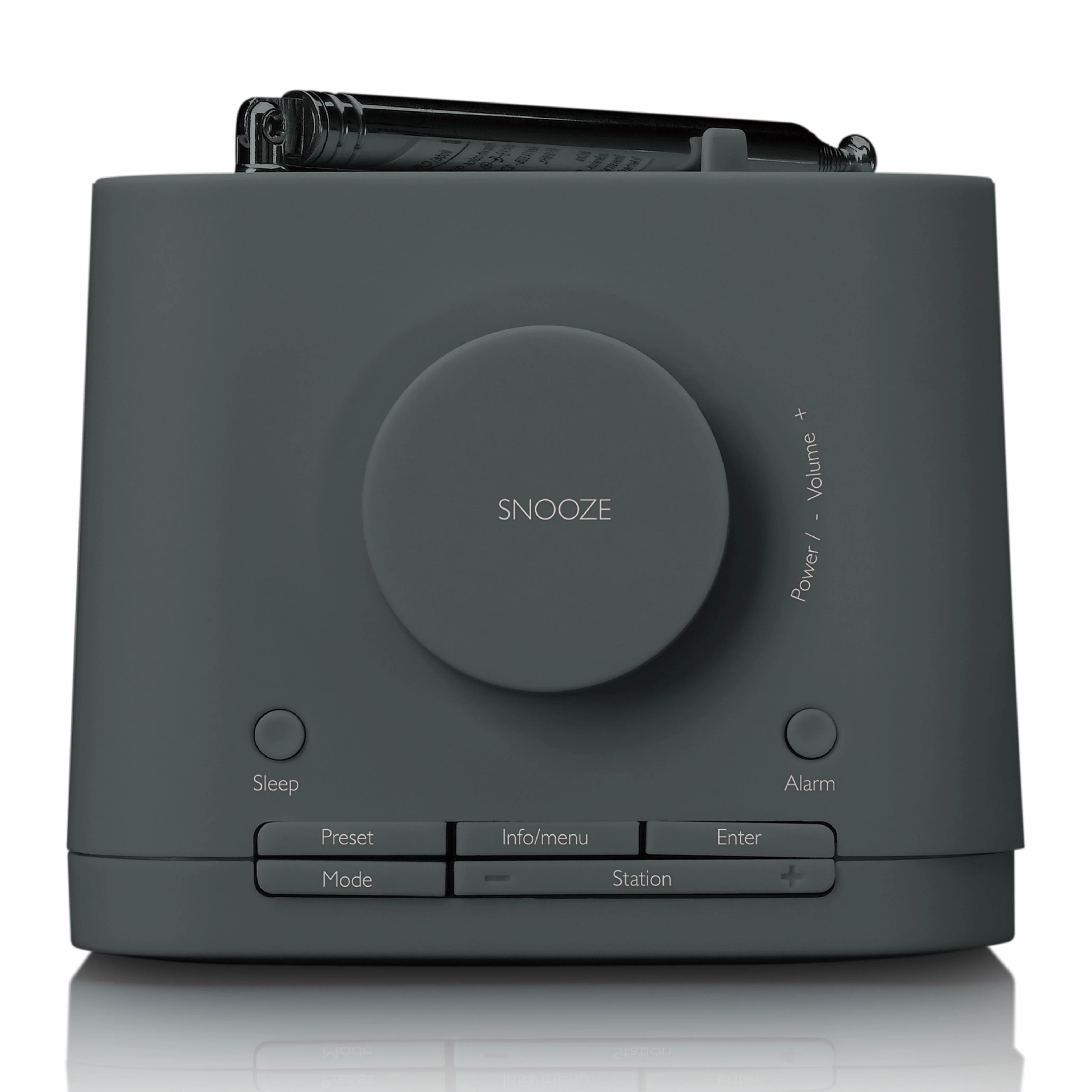 LENCO CR-620GY - DAB+/FM Wekkerradio met een kleuren display - Grijs - Image 3