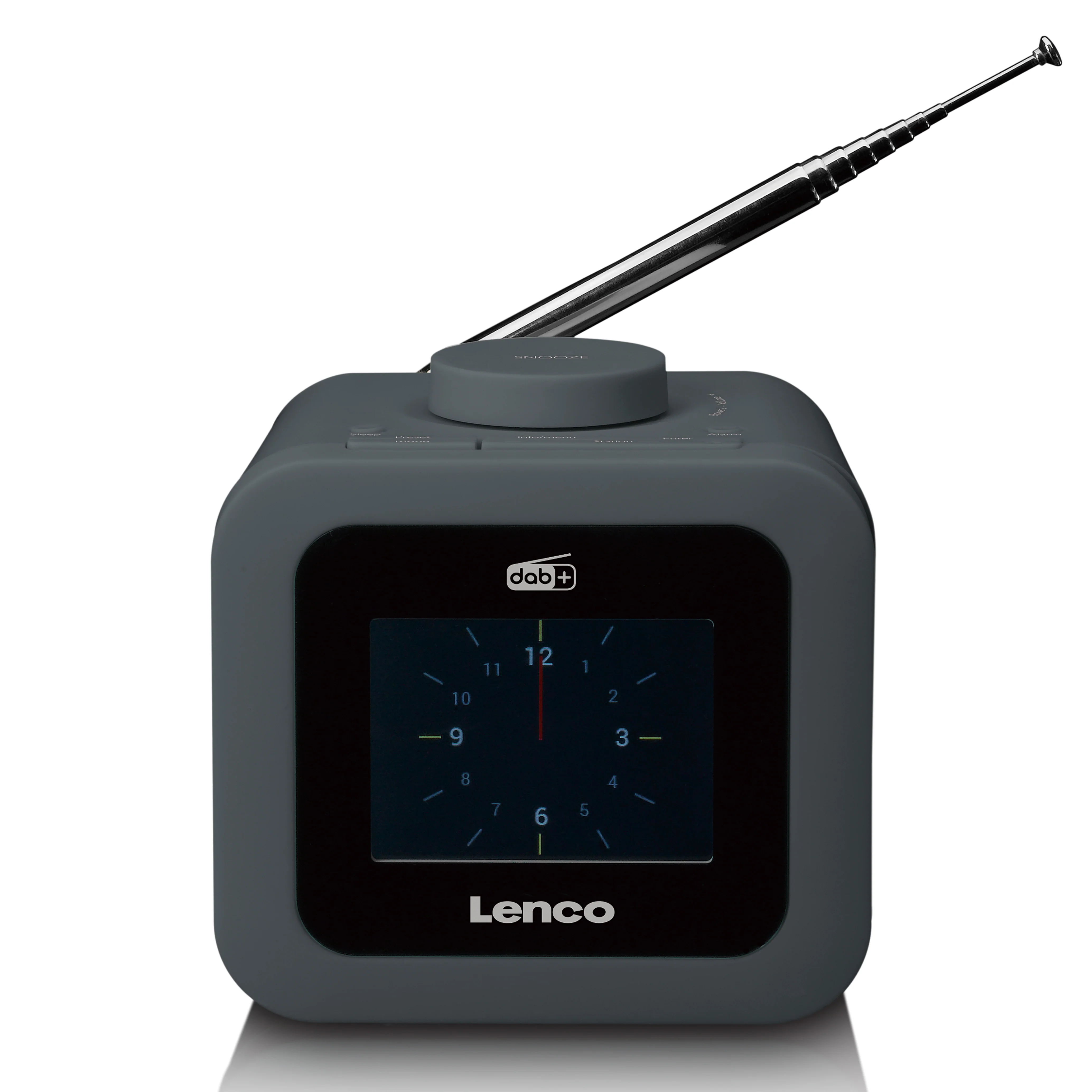 LENCO CR-620GY - DAB+/FM Wekkerradio met een kleuren display - Grijs - Image 4