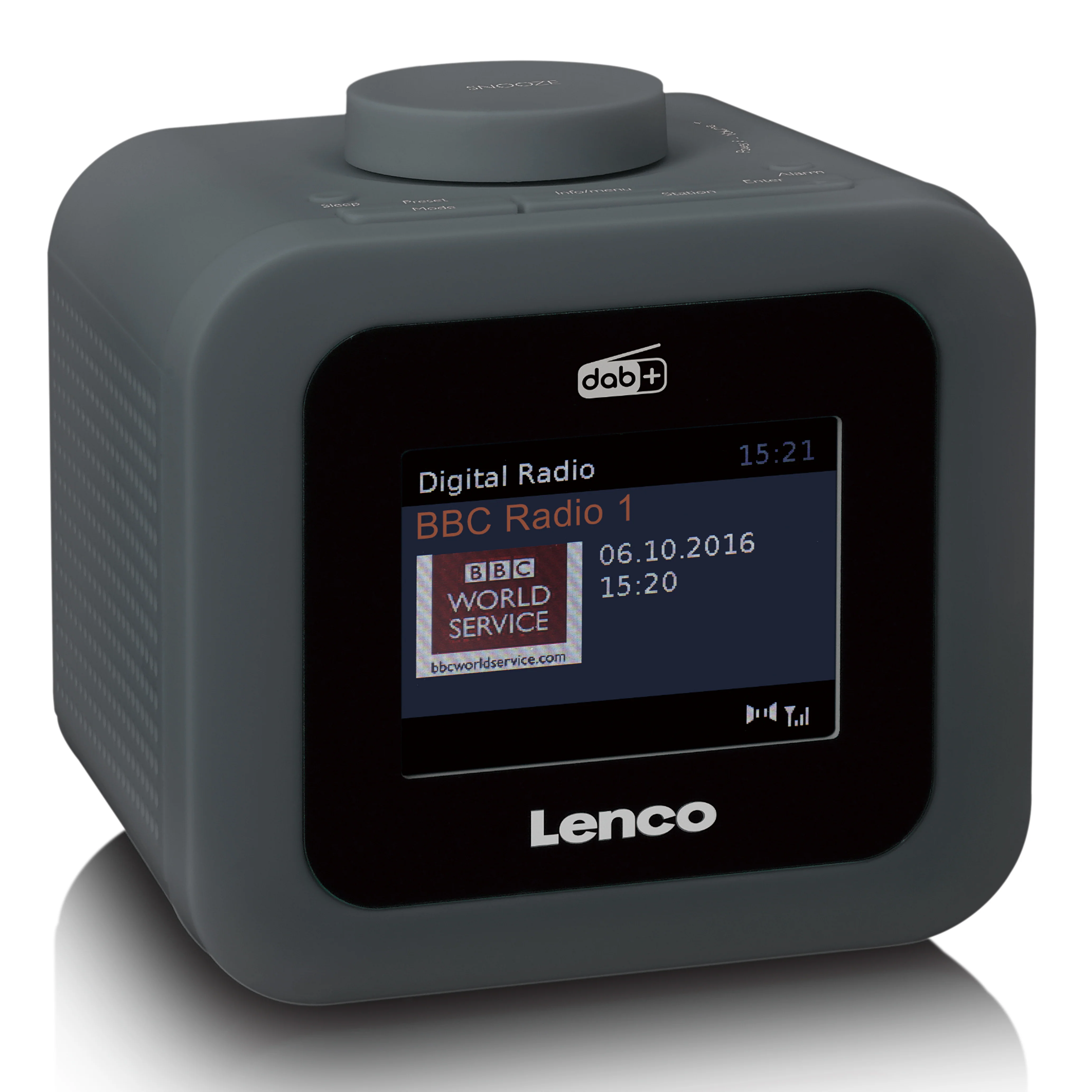 LENCO CR-620GY - DAB+/FM Wekkerradio met een kleuren display - Grijs - Image 7