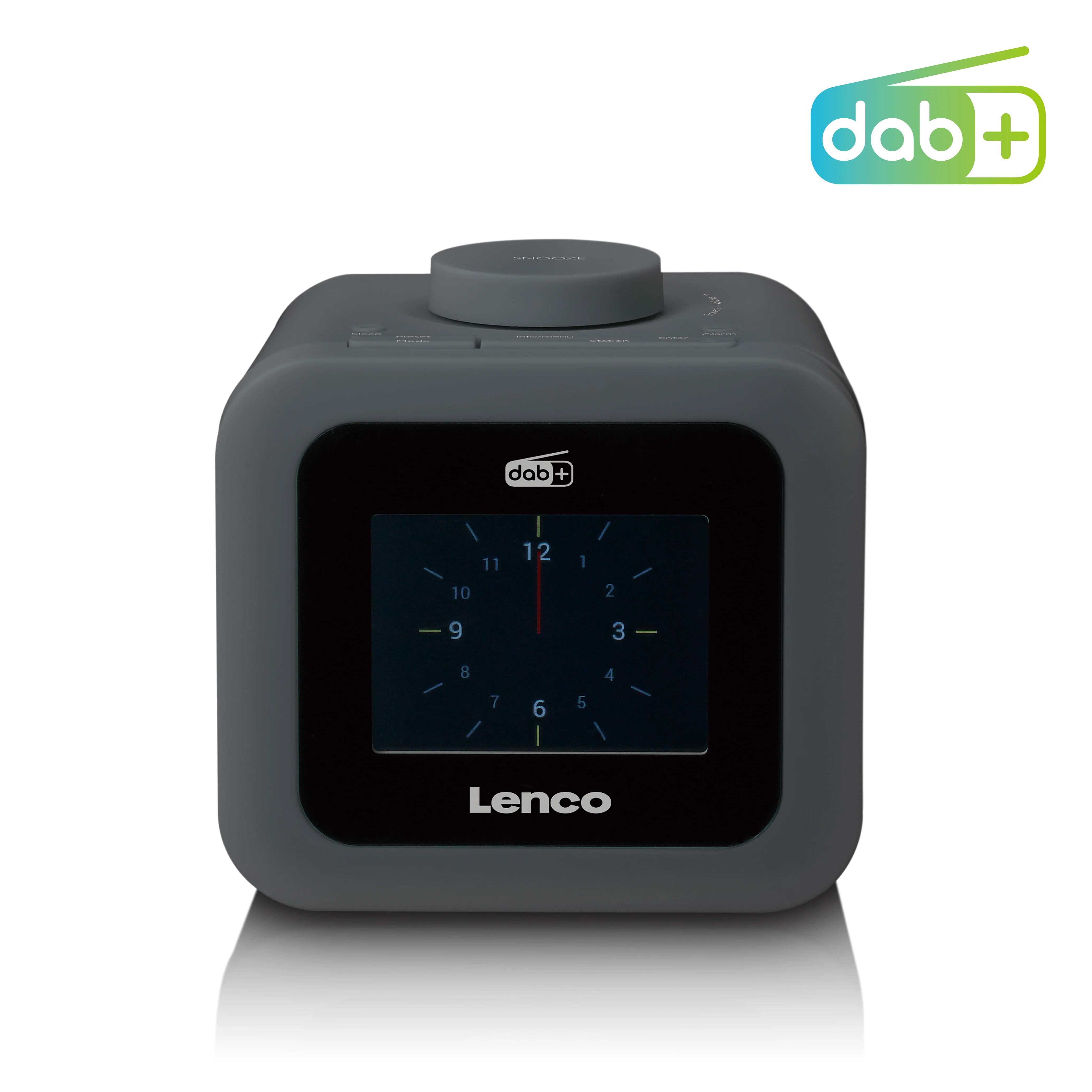 LENCO CR-620GY - DAB+/FM Wekkerradio met een kleuren display - Grijs - Image 8