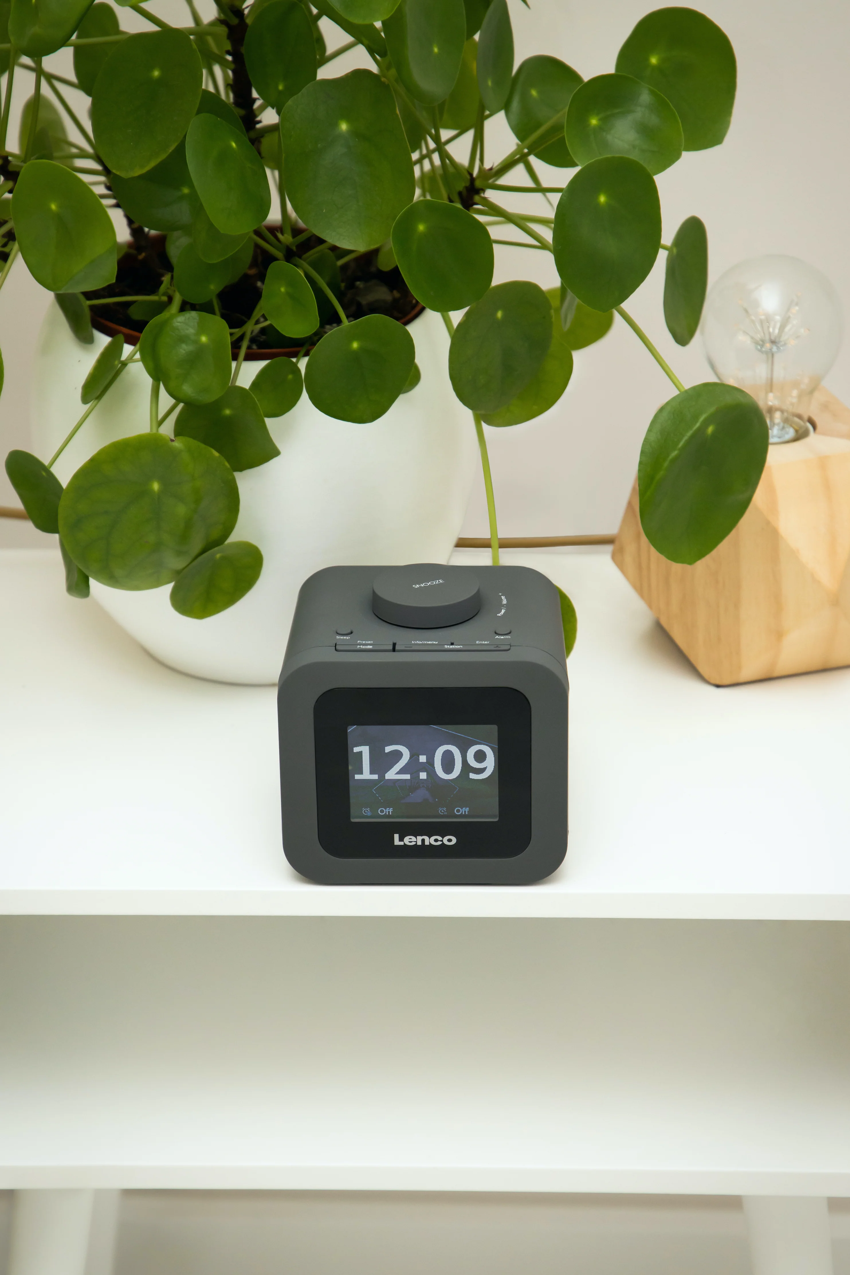 LENCO CR-620GY - DAB+/FM Wekkerradio met een kleuren display - Grijs - Image 9