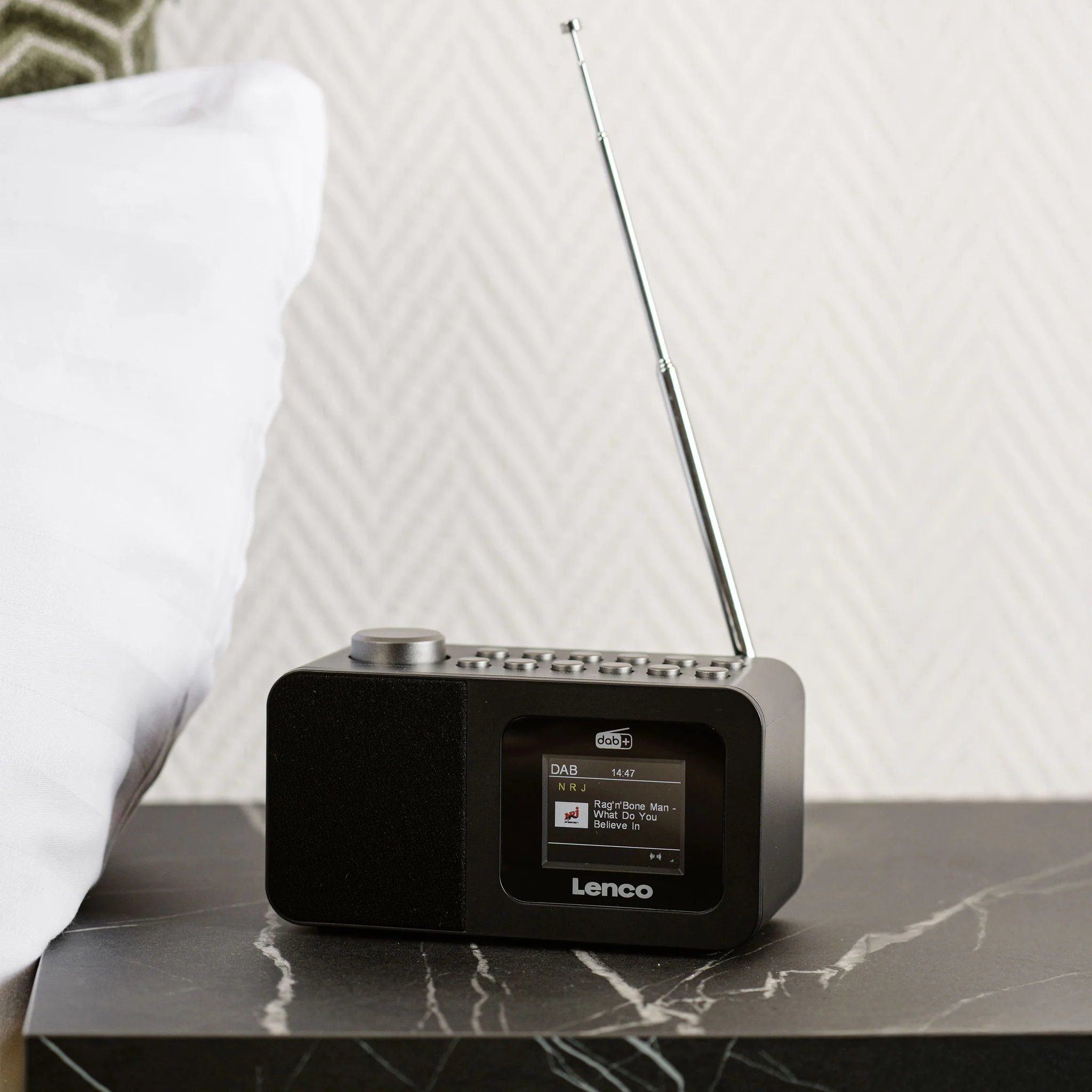 LENCO CR-625BK - DAB+/FM Wekkerradio met kleurendisplay, slaaptimer en dubbel alarm functie - Zwart - Image 13
