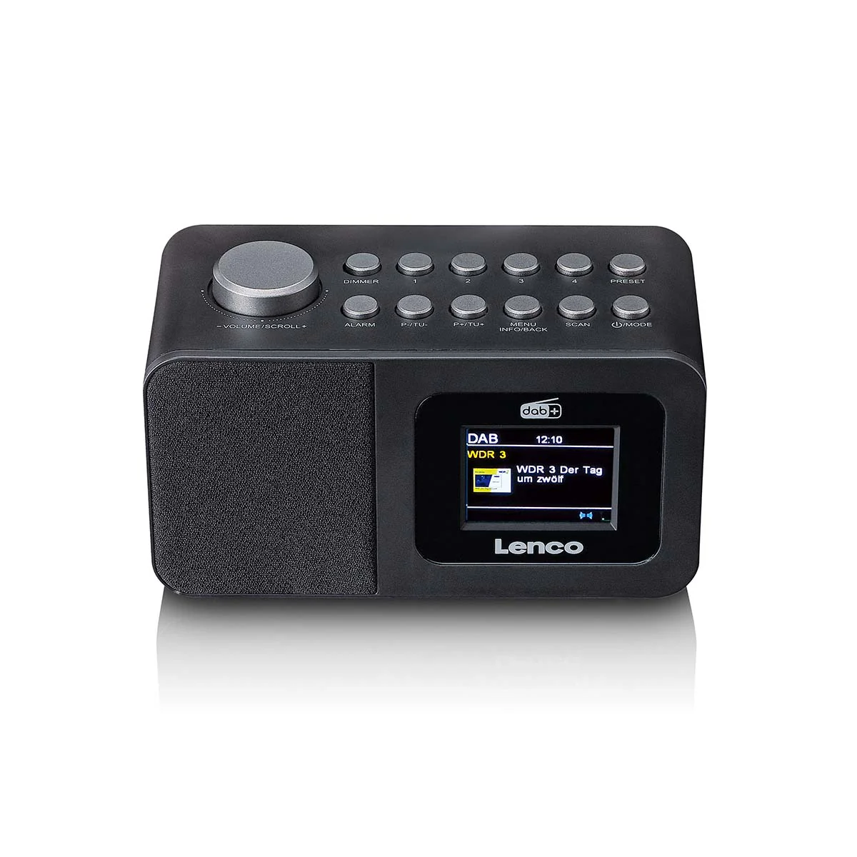 LENCO CR-625BK - DAB+/FM Wekkerradio met kleurendisplay, slaaptimer en dubbel alarm functie - Zwart - Image 3