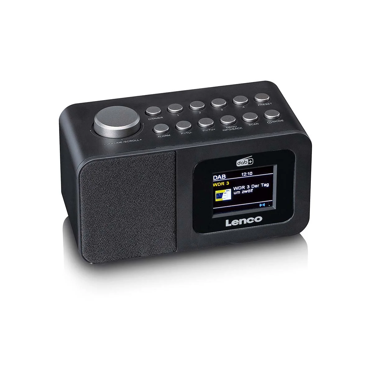 LENCO CR-625BK - DAB+/FM Wekkerradio met kleurendisplay, slaaptimer en dubbel alarm functie - Zwart - Image 5