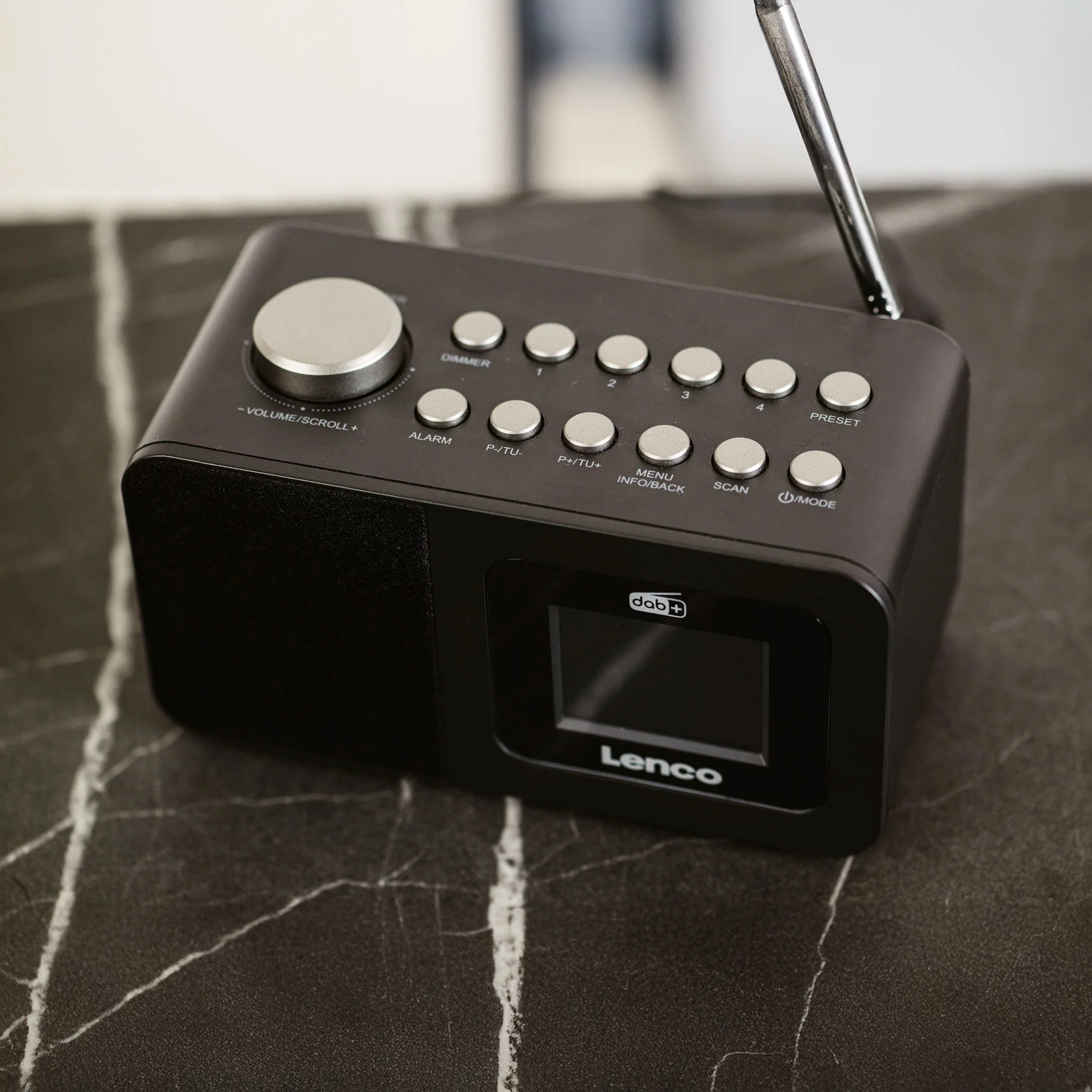 LENCO CR-625BK - DAB+/FM Wekkerradio met kleurendisplay, slaaptimer en dubbel alarm functie - Zwart - Image 8