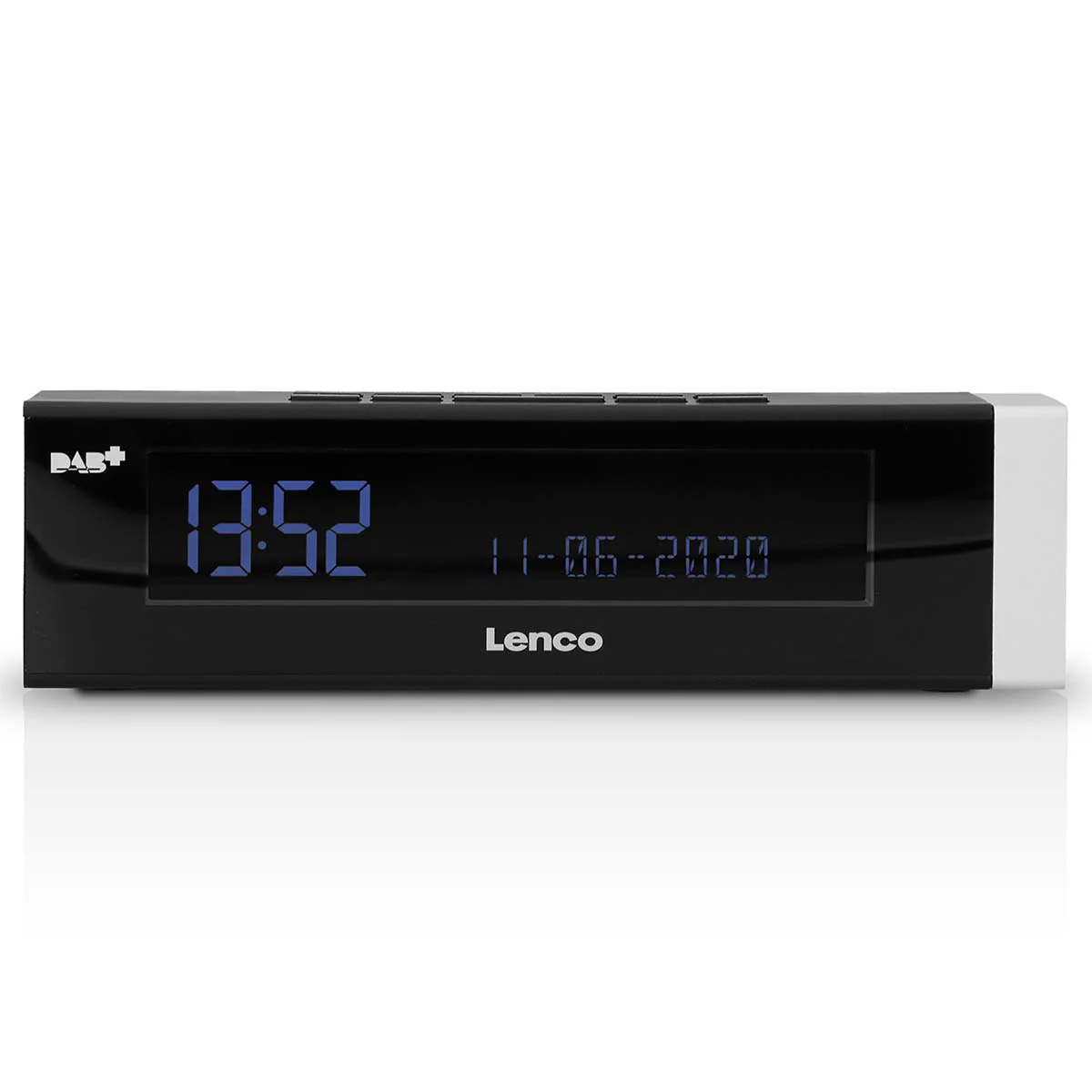 LENCO CR-630BK - Stereo DAB+/FM Wekkerradio met USB aansluiting en AUX-ingang - Zwart - Image 2