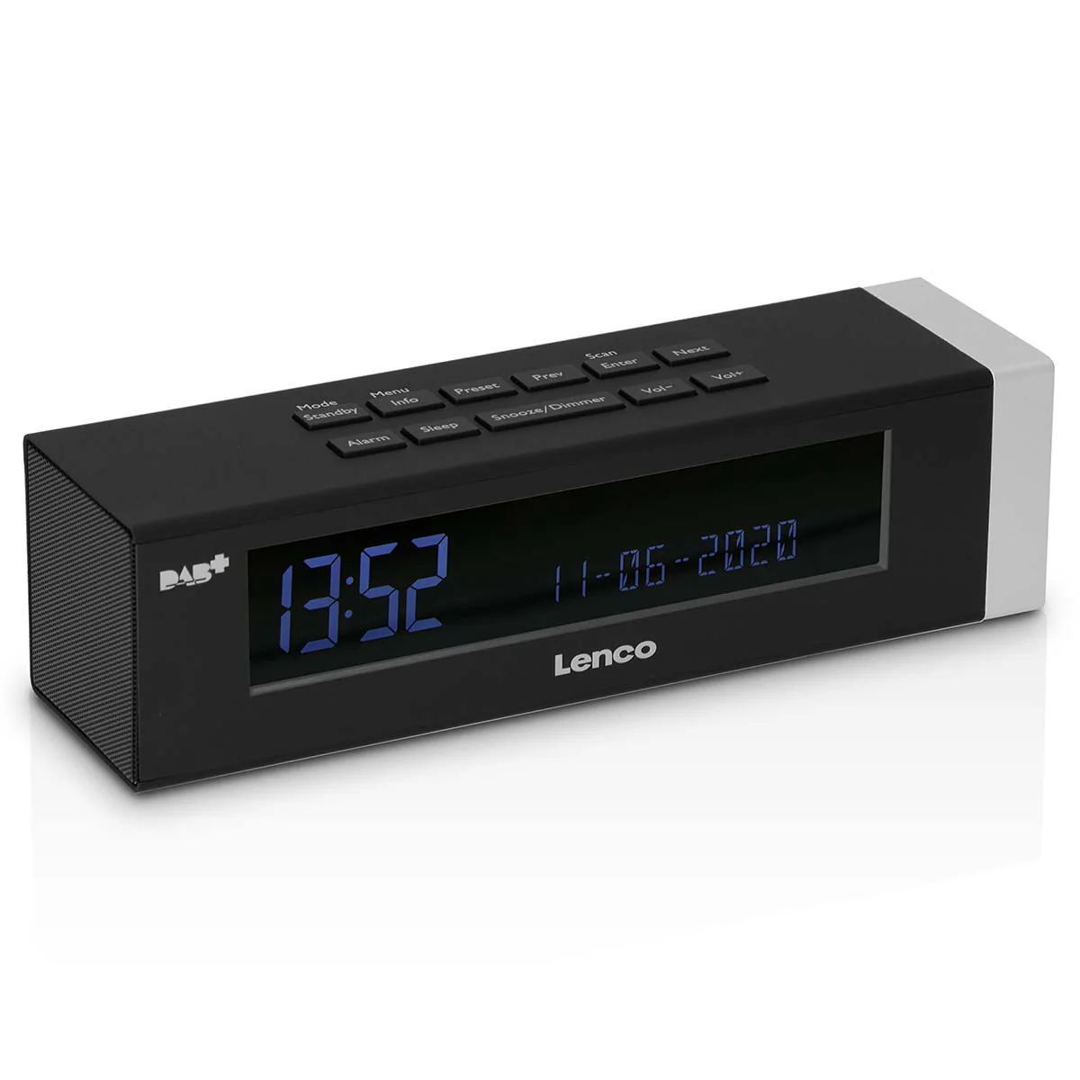 LENCO CR-630BK - Stereo DAB+/FM Wekkerradio met USB aansluiting en AUX-ingang - Zwart - Image 7