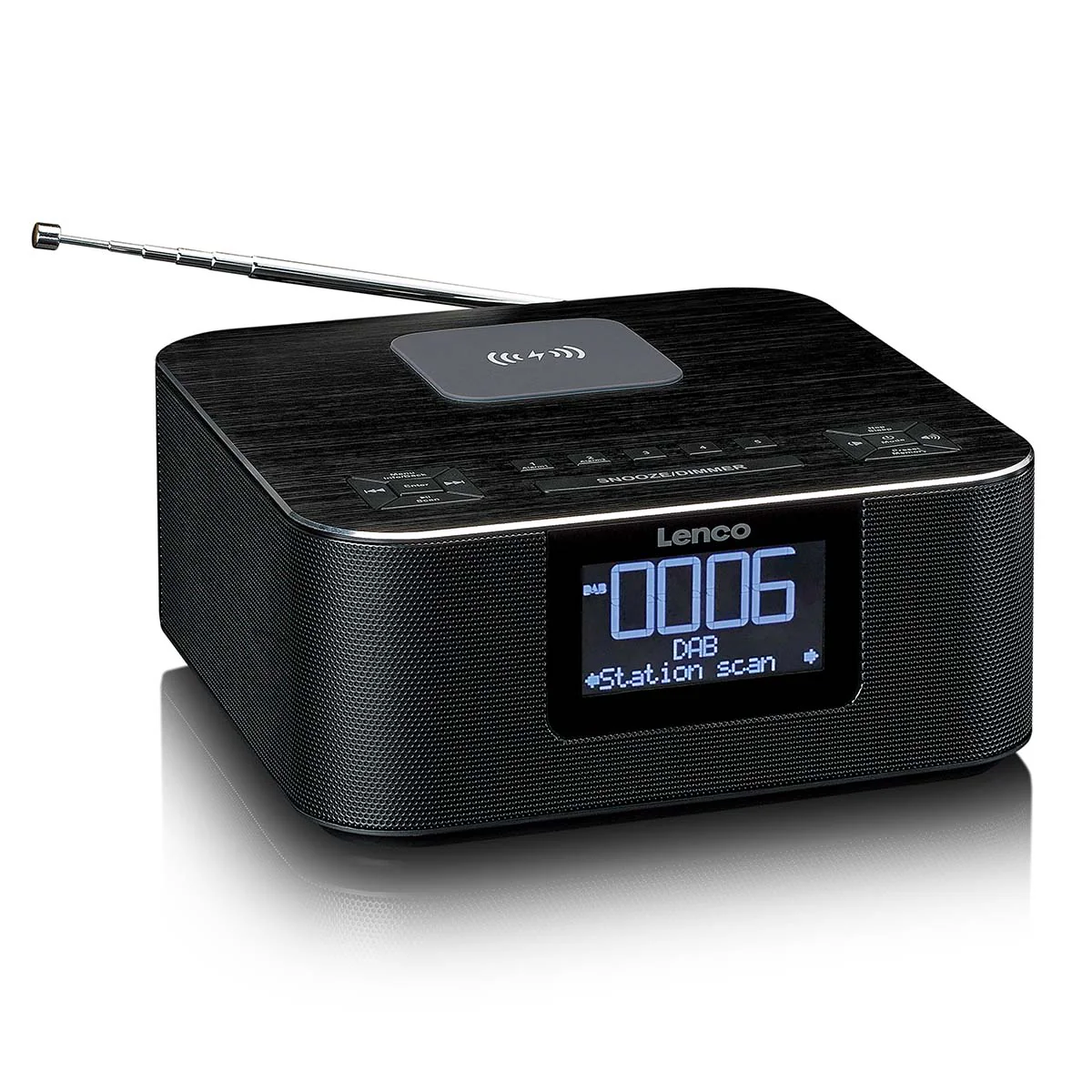 LENCO CR-650BK - DAB+/ FM-wekkerradio met Bluetooth® en draadloos opladen, zwart - Image 7