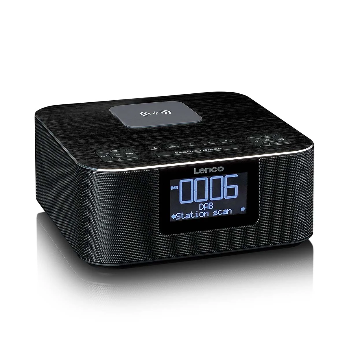 LENCO CR-650BK - DAB+/ FM-wekkerradio met Bluetooth® en draadloos opladen, zwart - Image 8