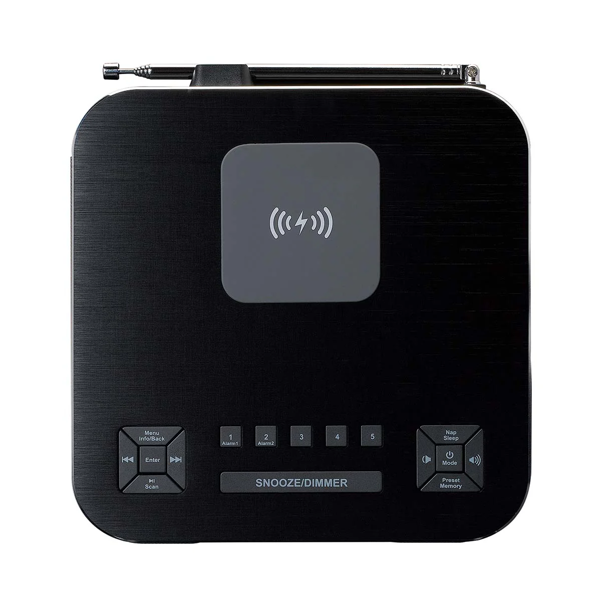 LENCO CR-650BK - DAB+/ FM-wekkerradio met Bluetooth® en draadloos opladen, zwart - Image 9