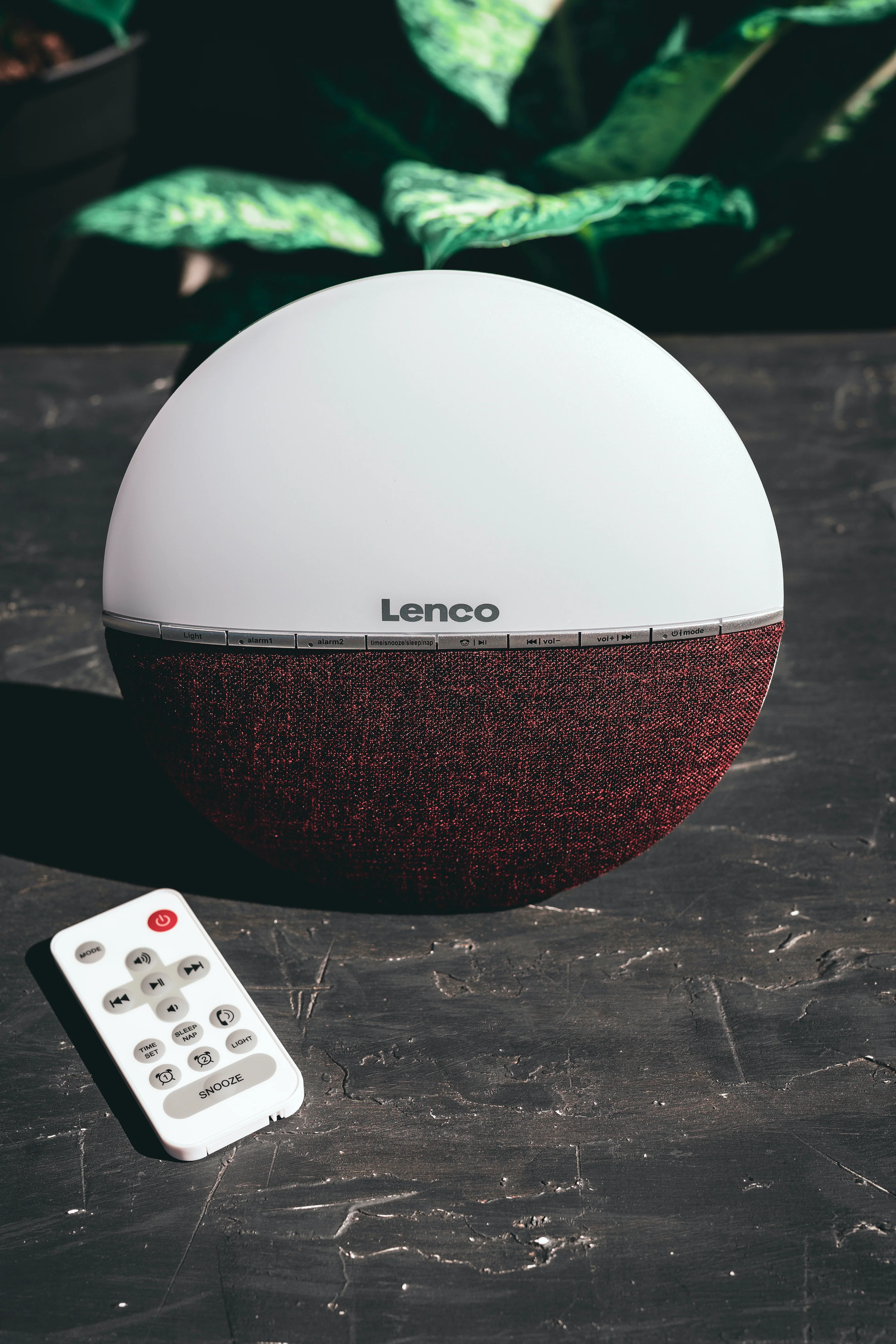 LENCO CRW-4BY - FM Wekkerradio - Wake up light met Bluetooth® - Rood - Image 15
