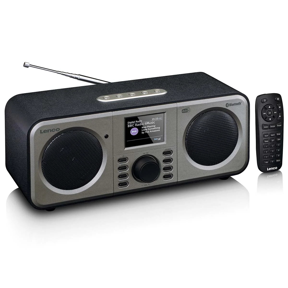 LENCO DAR-030BK - Stereo DAB+ FM Radio met Bluetooth® - Zwart - Image 4