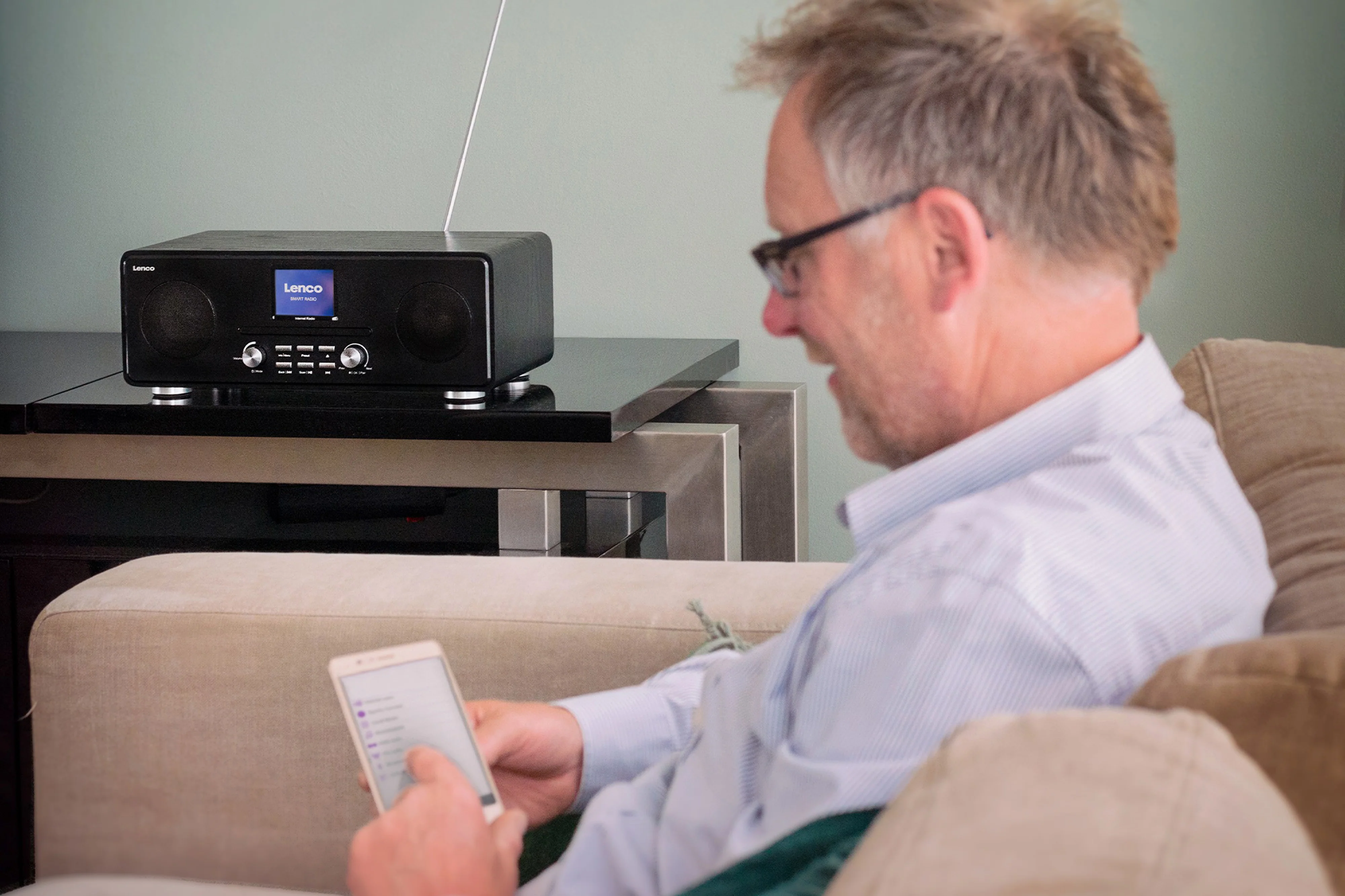 LENCO DAR-061BK - DAB+/FM radio met CD speler en Bluetooth® - Zwart - Image 11