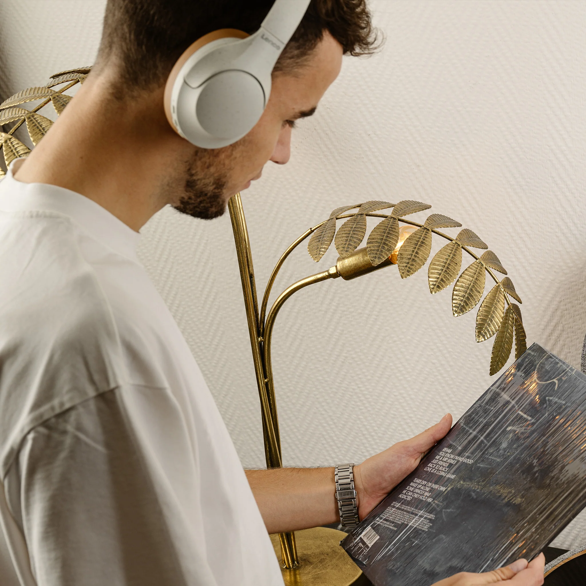 LENCO HPB-830GY - Draadloze Bluetooth® koptelefoon met Active Noise Cancelling en ingebouwde microfoons - Grijs/Wit - Image 24