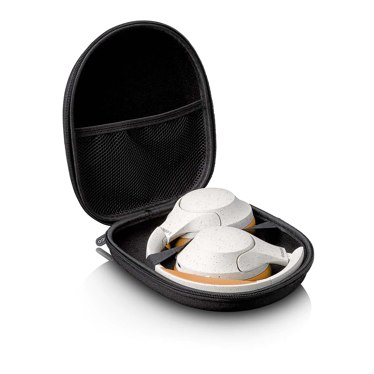 LENCO HPB-830GY - Draadloze Bluetooth® koptelefoon met Active Noise Cancelling en ingebouwde microfoons - Grijs/Wit - Image 9