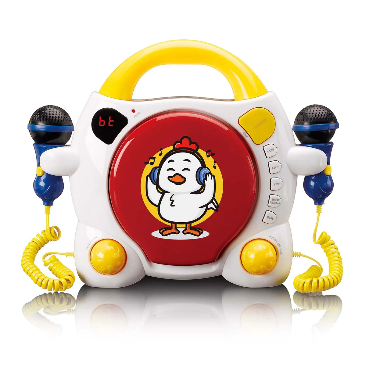 LENCO KCD-011KIDS - Draagbare karaoke CD-speler met Bluetooth® voor kinderen - Meerkleurig - Image 4