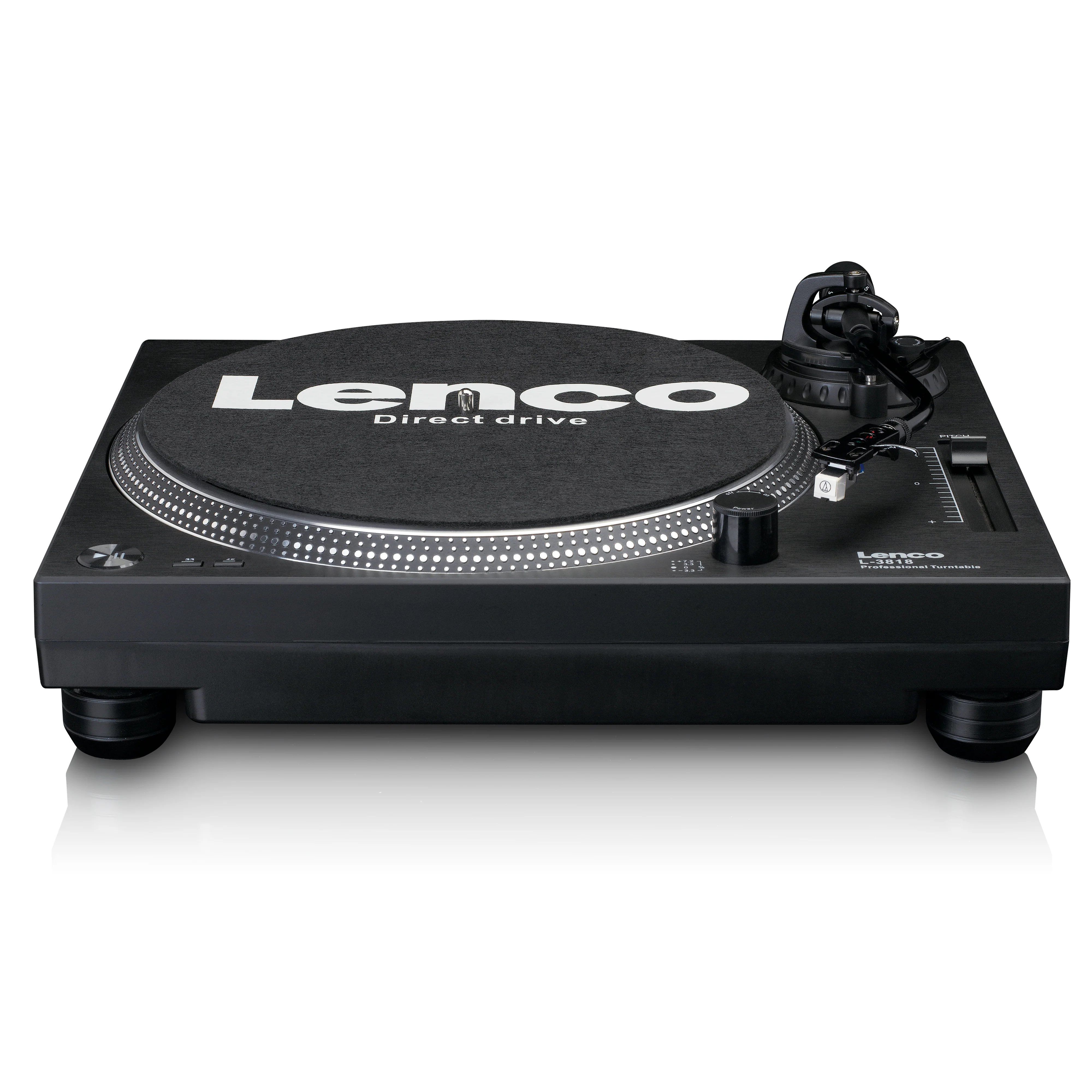 LENCO L-3818BK - Direct aangedreven Platenspeler met USB/PC encoding - Zwart - Image 4