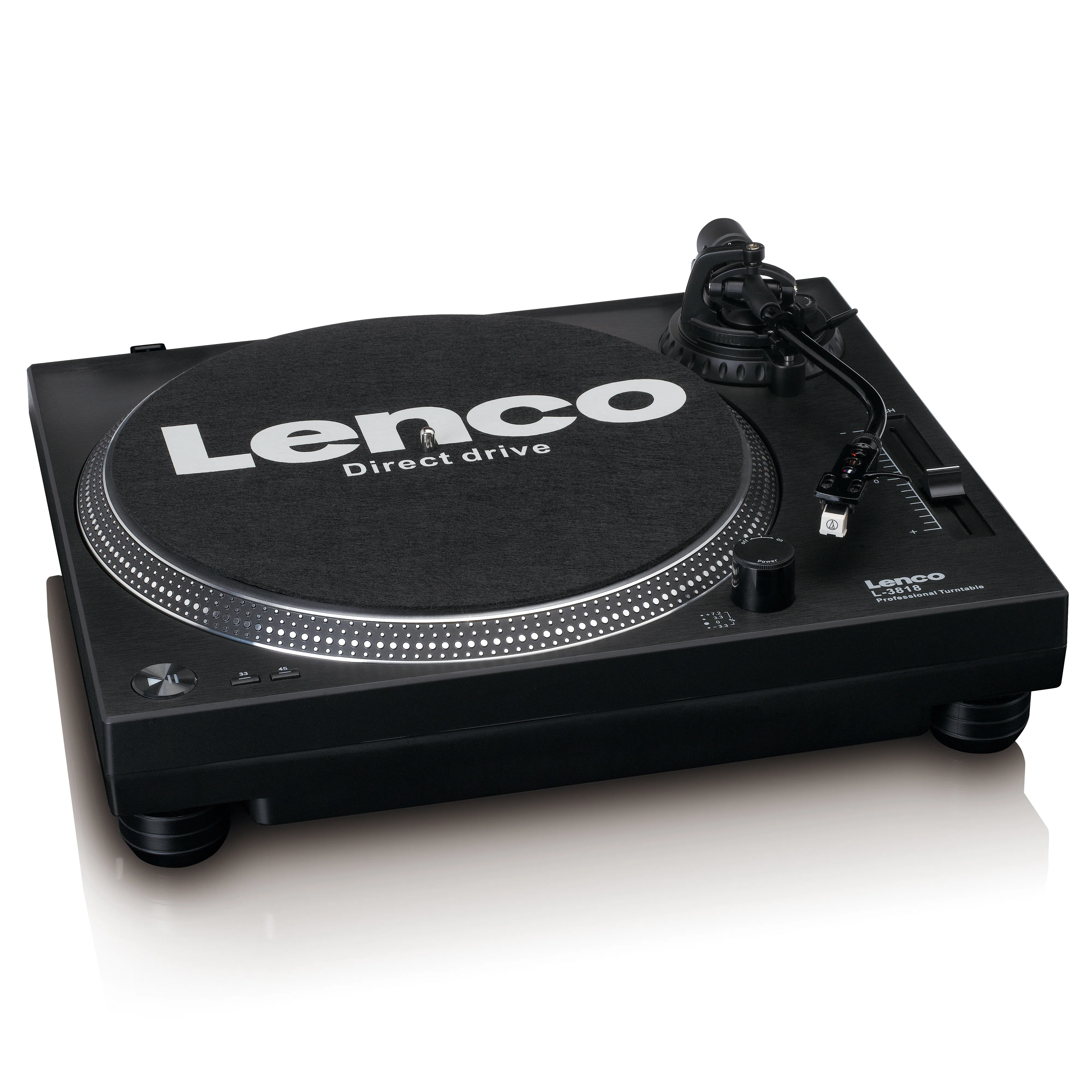 LENCO L-3818BK - Direct aangedreven Platenspeler met USB/PC encoding - Zwart - Image 8