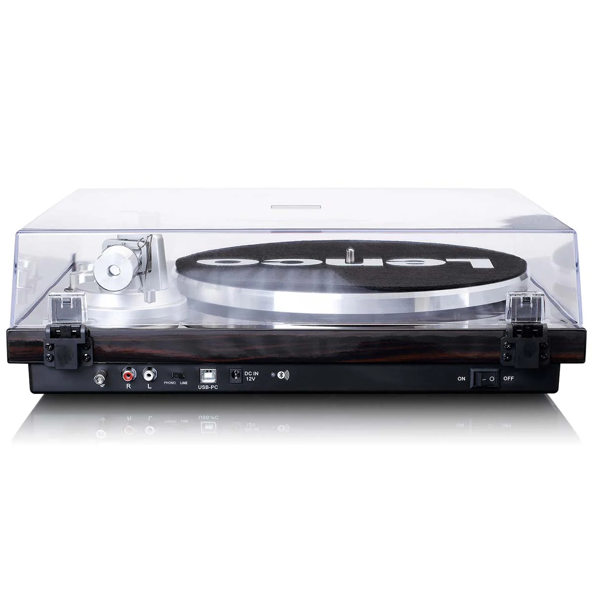 LENCO LBT-188WA - Platenspeler met Bluetooth® transmissie, donkerbruin - Image 3