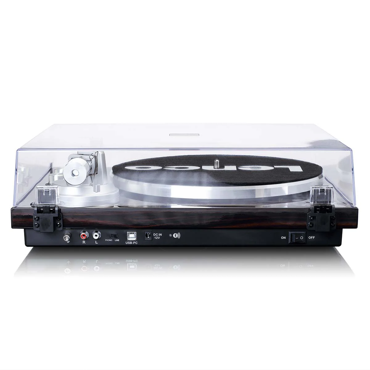 LENCO LBT-188WA - Platenspeler met Bluetooth® transmissie, donkerbruin - Image 5