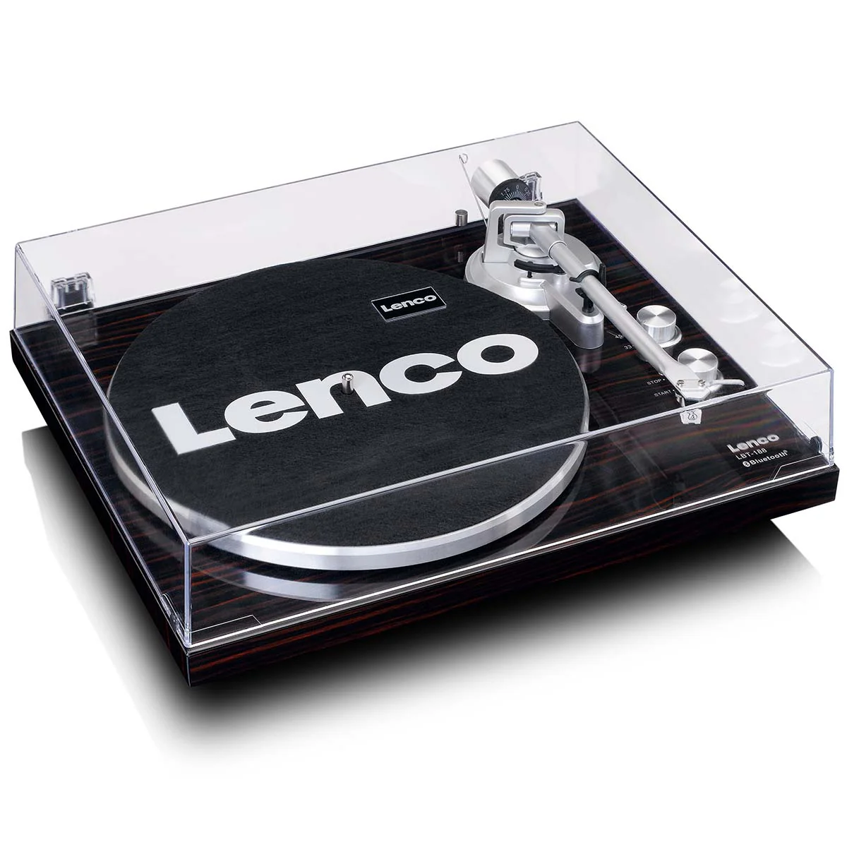 LENCO LBT-188WA - Platenspeler met Bluetooth® transmissie, donkerbruin - Image 6
