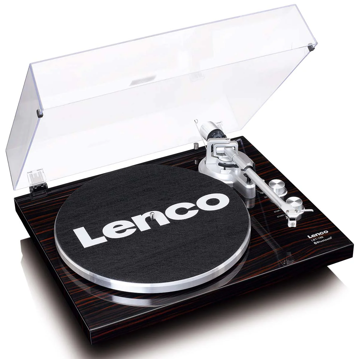 LENCO LBT-188WA - Platenspeler met Bluetooth® transmissie, donkerbruin - Image 7