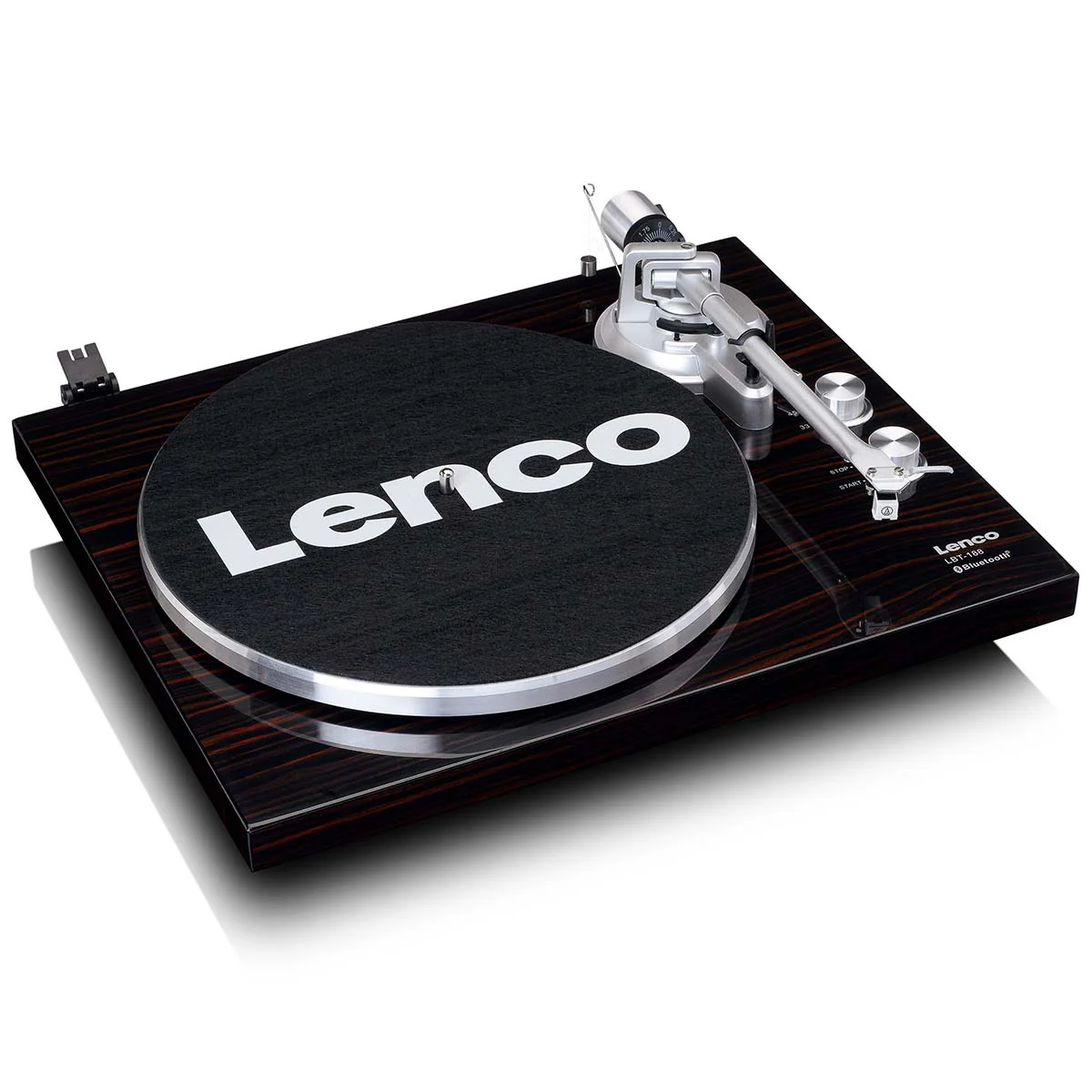 LENCO LBT-188WA - Platenspeler met Bluetooth® transmissie, donkerbruin - Image 8
