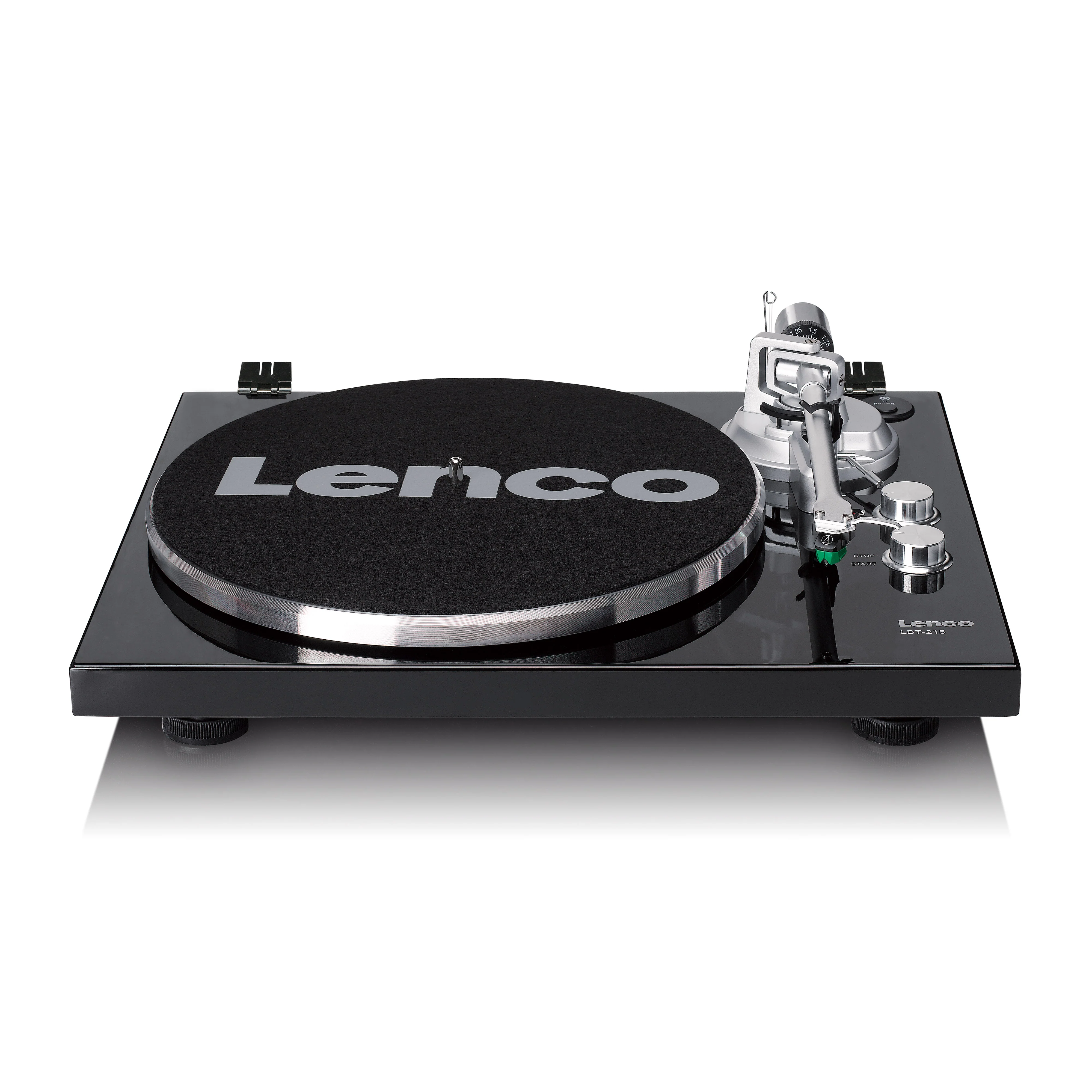 LENCO LBT-215BK - Platenspeler met Bluetooth® en een metalen draaiplateau, toonarm en contragewicht - Exclusieve Piano Black kleur - Image 4