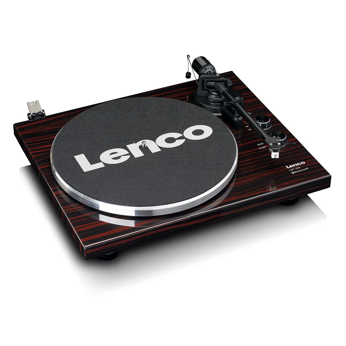LENCO LBT-288WA - Platenspeler met Bluetooth® transmissie, donkerbruin - Image 3