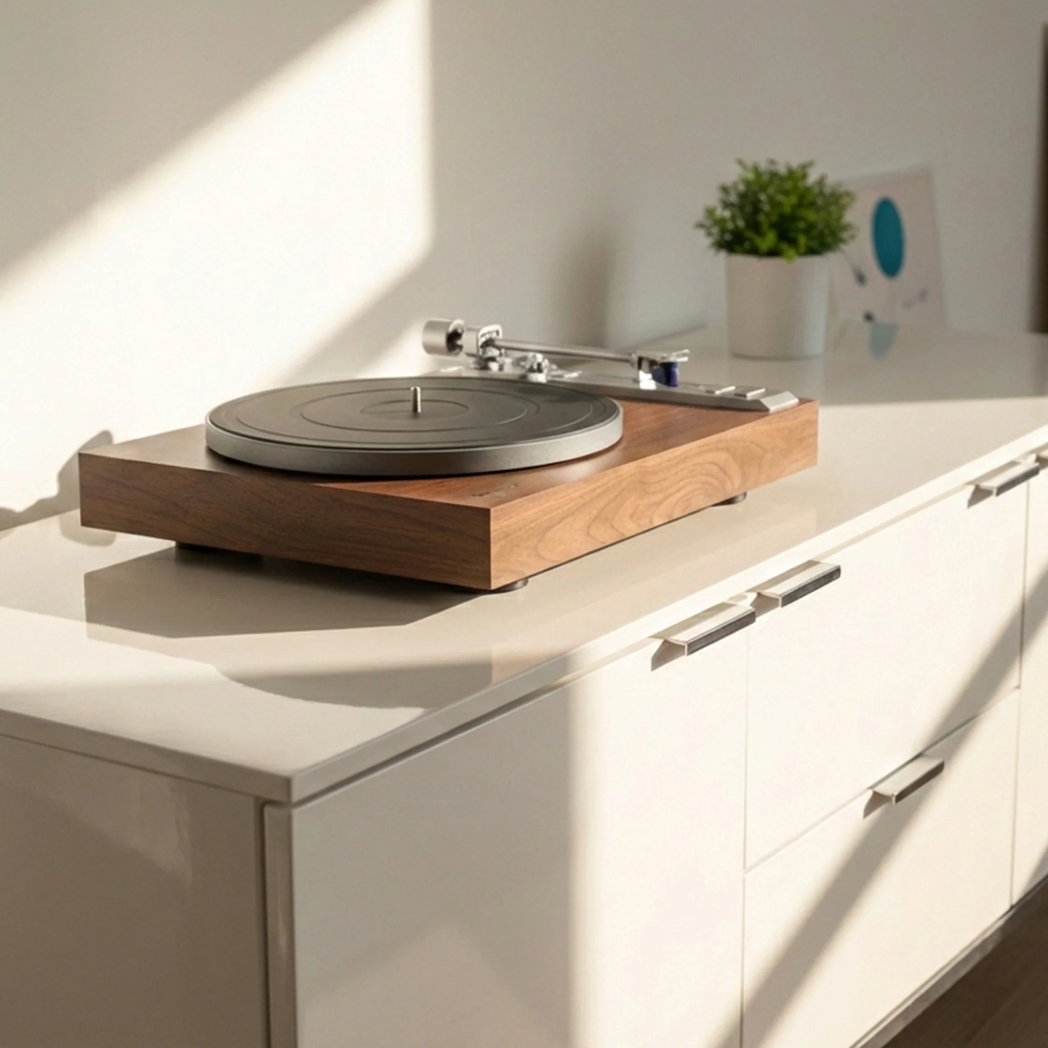 LENCO LBT-515WD - Premium direct drive platenspeler met Ortofon 2M Blue cartridge en Bluetooth® - Hout - Image 18