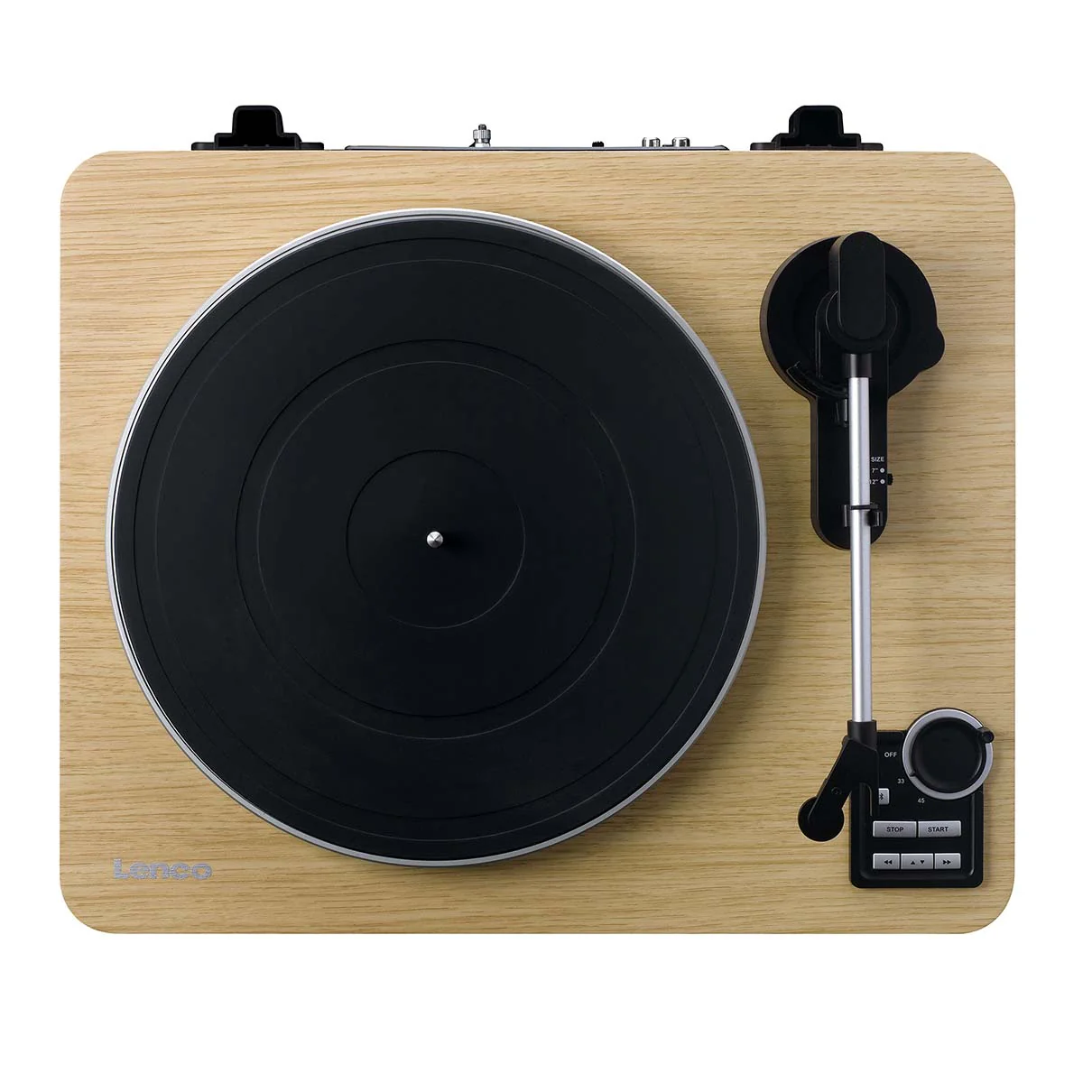 LENCO LBTA-166SI - Volledig automatische platenspeler met Bluetooth® overdracht en voorversterker - Metalen draaiplateau en toonarm - Dennenhout - Image 11
