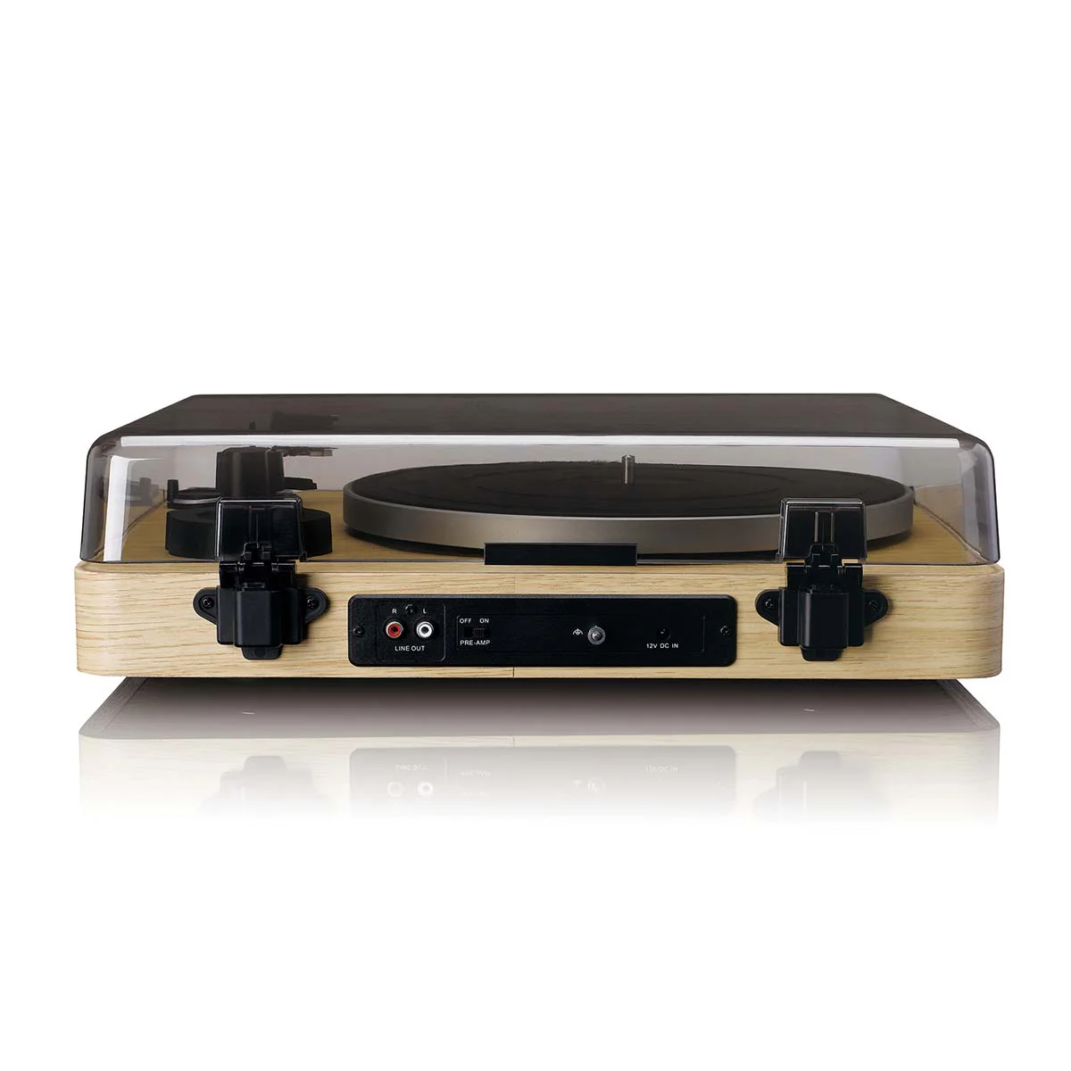 LENCO LBTA-166SI - Volledig automatische platenspeler met Bluetooth® overdracht en voorversterker - Metalen draaiplateau en toonarm - Dennenhout - Image 6