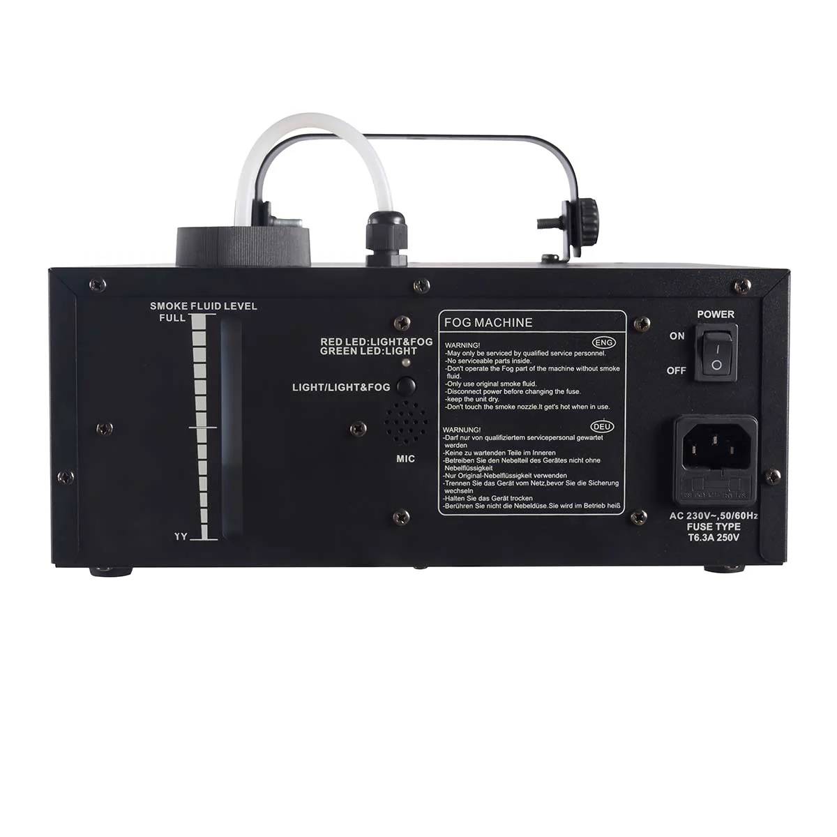 LENCO LFM-110BK - Dual Matrix feestverlichting en rookmachine - Image 4