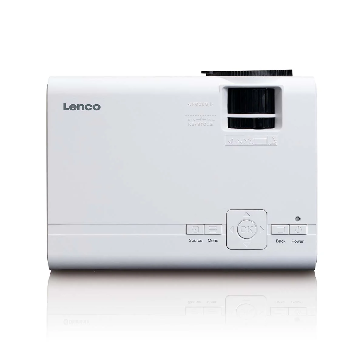 LENCO LPJ-280WH - LCD Projector met hoge resolutie, ondersteunt Full HD 1080P inhoud - Wit - Image 5