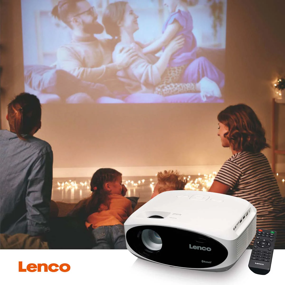 LENCO LPJ-900WH - Full HD beamer, helder en scherp met 250 Lumens, 510cm Projectie - Wit - Image 14