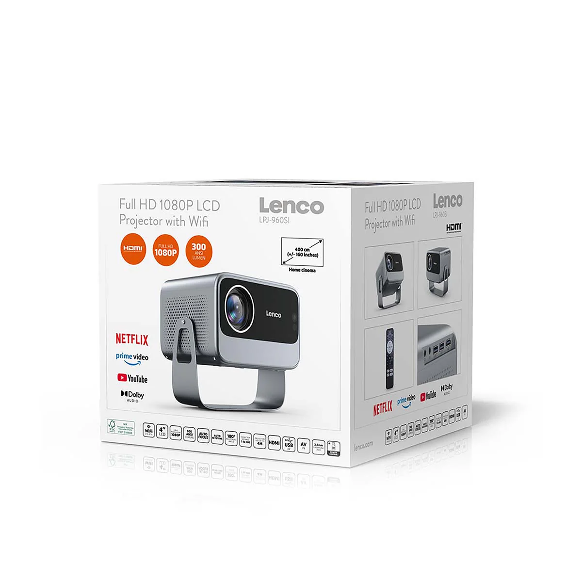 LENCO LPJ-960SI - Full HD 1080P LCD-projector met wifi - Image 13