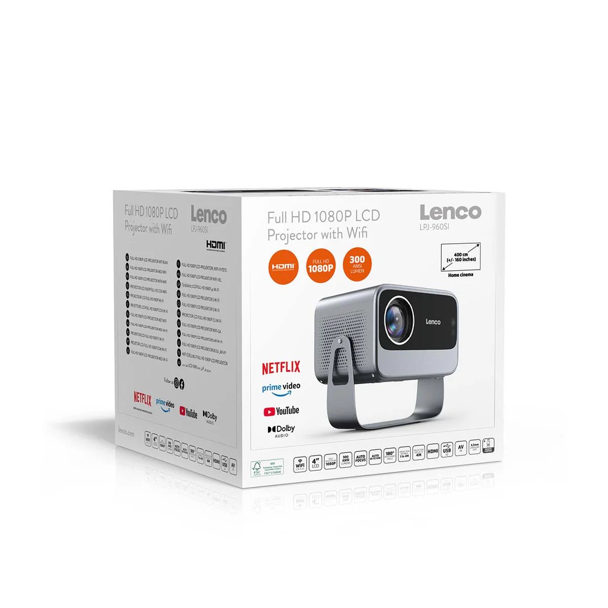 LENCO LPJ-960SI - Full HD 1080P LCD-projector met wifi - Image 14