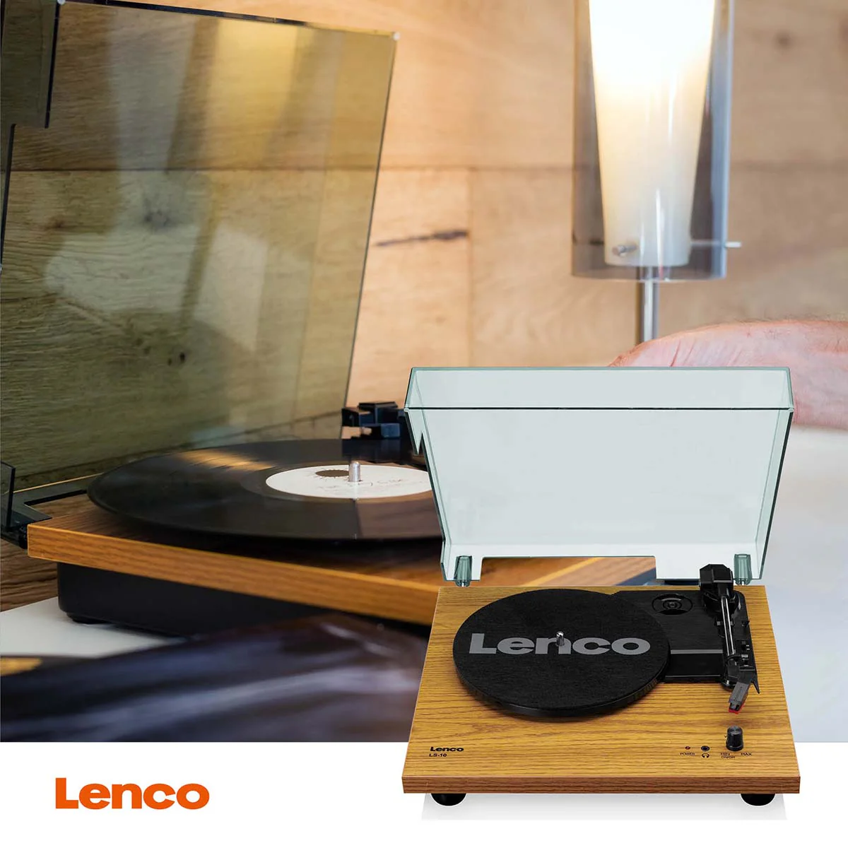 LENCO LS-10WD - Platenspeler met ingebouwde speakers - Hout - Image 13