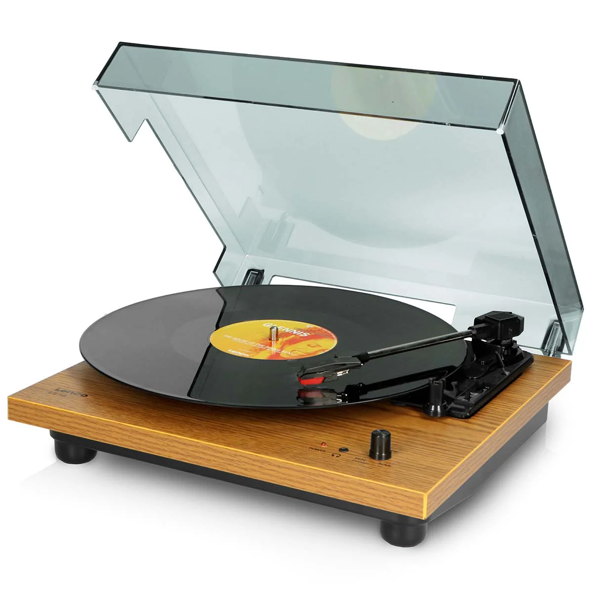 LENCO LS-10WD - Platenspeler met ingebouwde speakers - Hout - Image 3