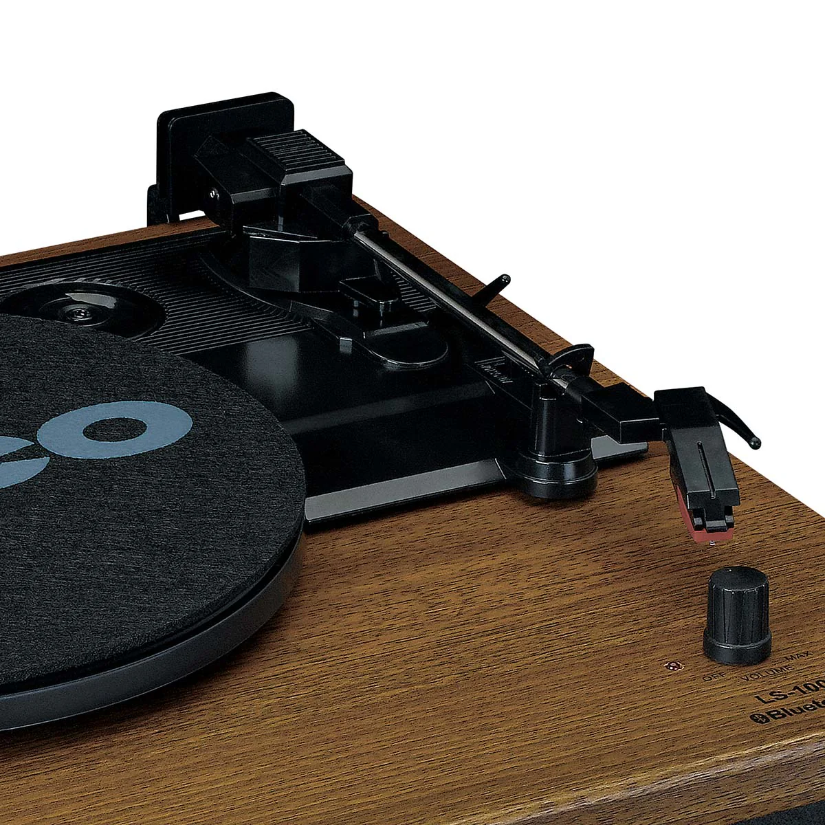 LENCO LS-100WD - Platenspeler met 2 externe speakers - Hout - Image 8