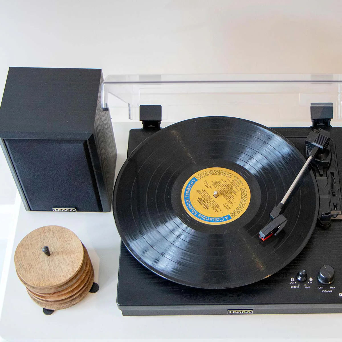LENCO - LS-101BK - Houten platenspeler met Bluetooth®, 2 externe speakers - Image 15