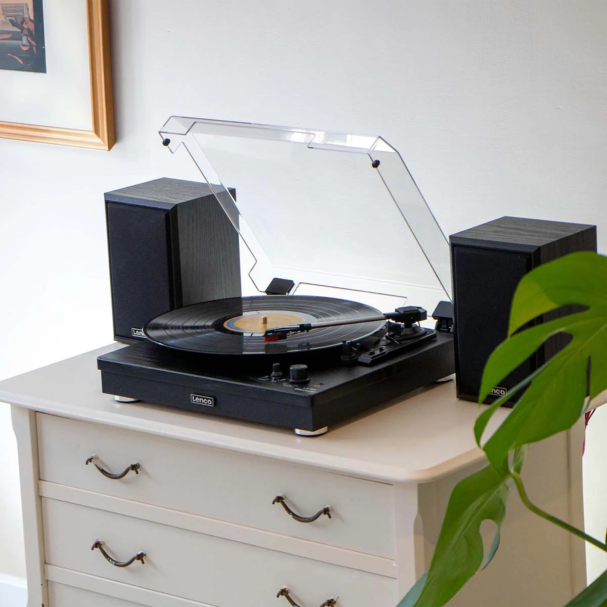 LENCO - LS-101BK - Houten platenspeler met Bluetooth®, 2 externe speakers - Image 18