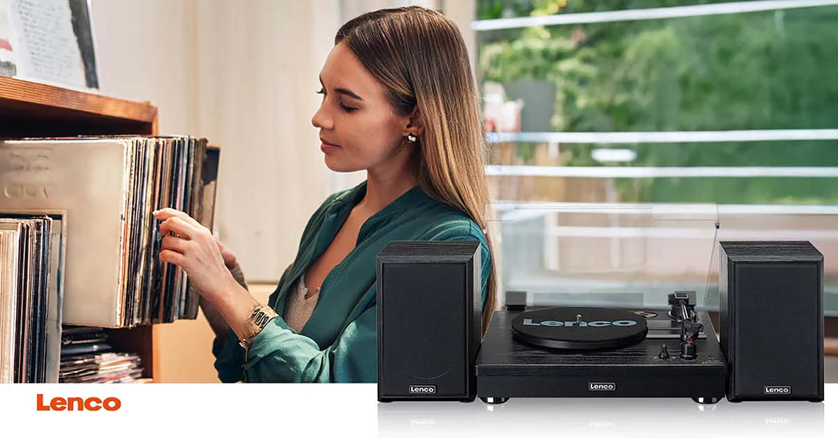 LENCO - LS-101BK - Houten platenspeler met Bluetooth®, 2 externe speakers - Image 27