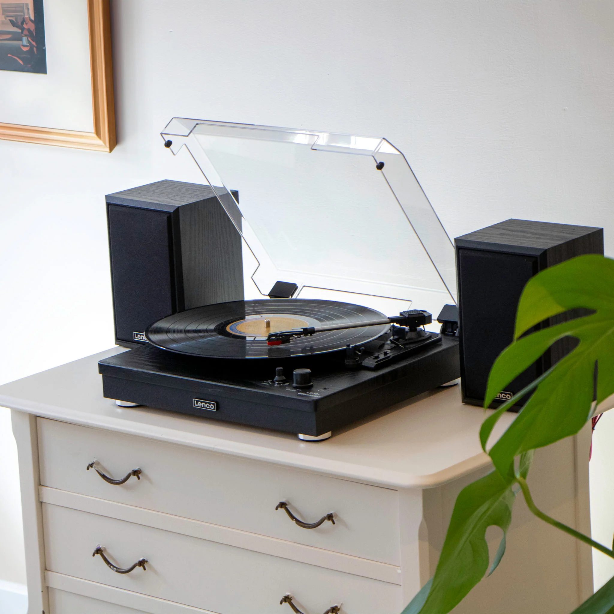 LENCO - LS-101BK - Houten platenspeler met Bluetooth®, 2 externe speakers - Image 28